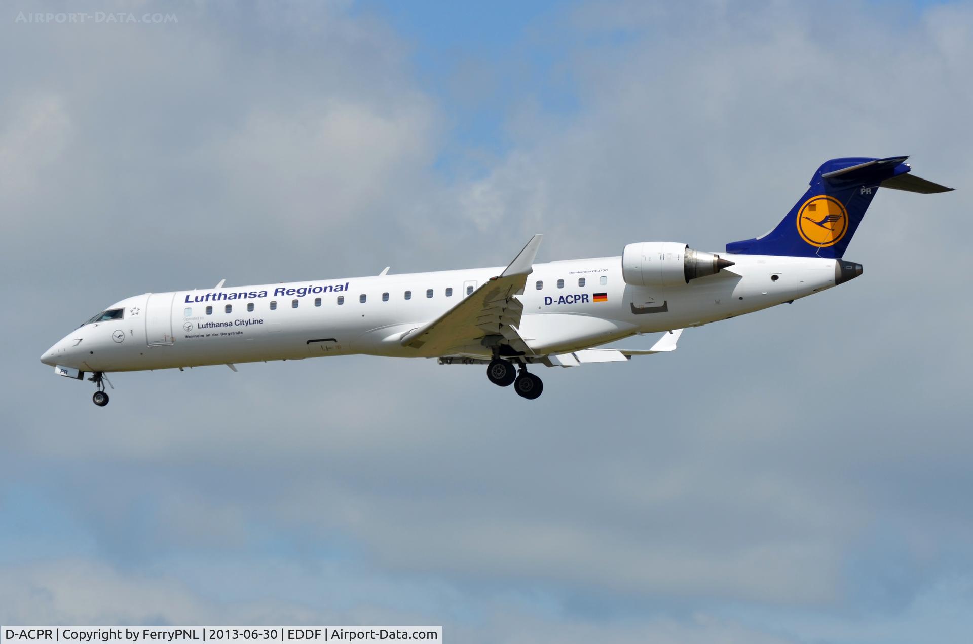 D-ACPR, 2003 Canadair CRJ-701ER (CL-600-2C10) Regional Jet C/N 10098, LHC CL700