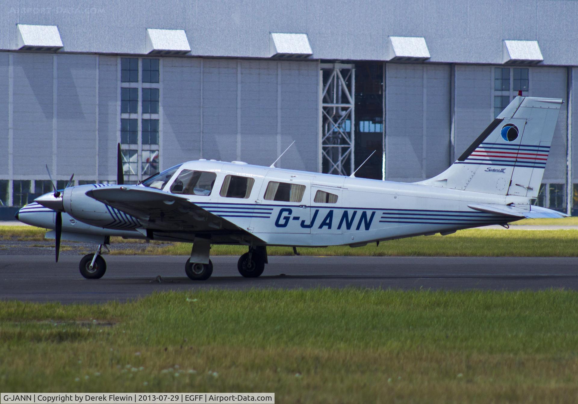 G-JANN, 1988 Piper PA-34-220T Seneca III C/N 34-33133, St Athan based PA-34-220T Seneca III.