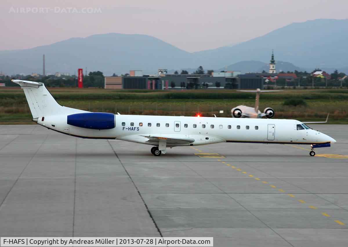 F-HAFS, 1999 Embraer EMB-145EU (ERJ-145EU) C/N 145177, Arrived from Bremen.