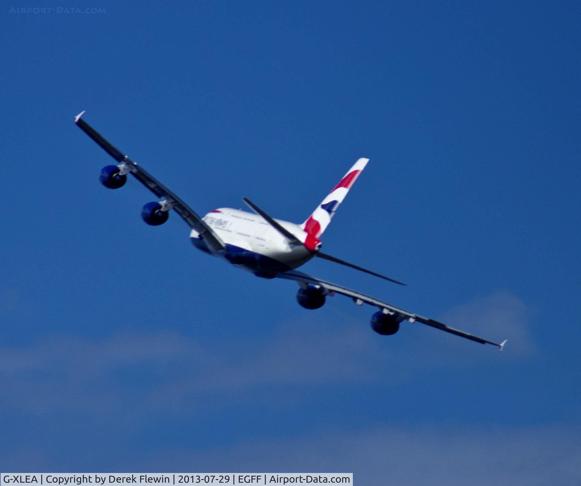 G-XLEA, 2012 Airbus A380-841 C/N 095, BA's Airbus A380-841, callsign Speedbird 9151 