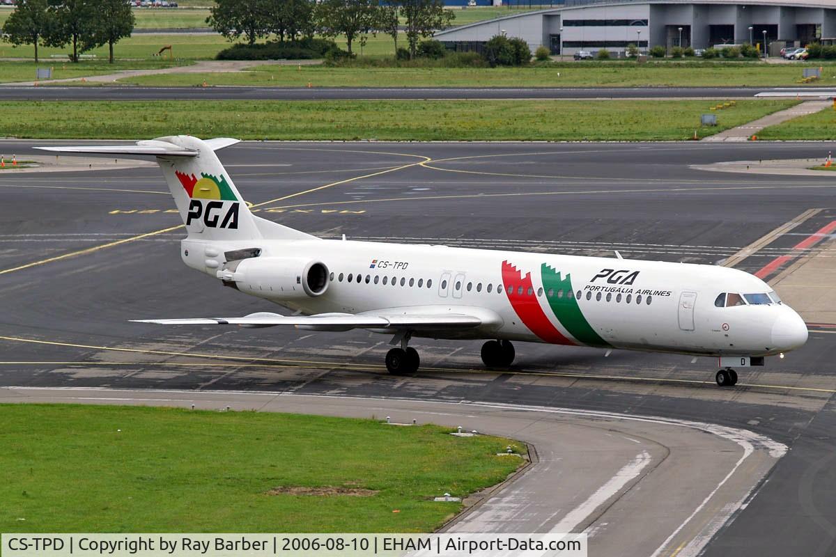 CS-TPD, 1991 Fokker 100 (F-28-0100) C/N 11317, Fokker F-100 [11317] (Portugalia) Amsterdam-Schiphol~PH 10/08/2006