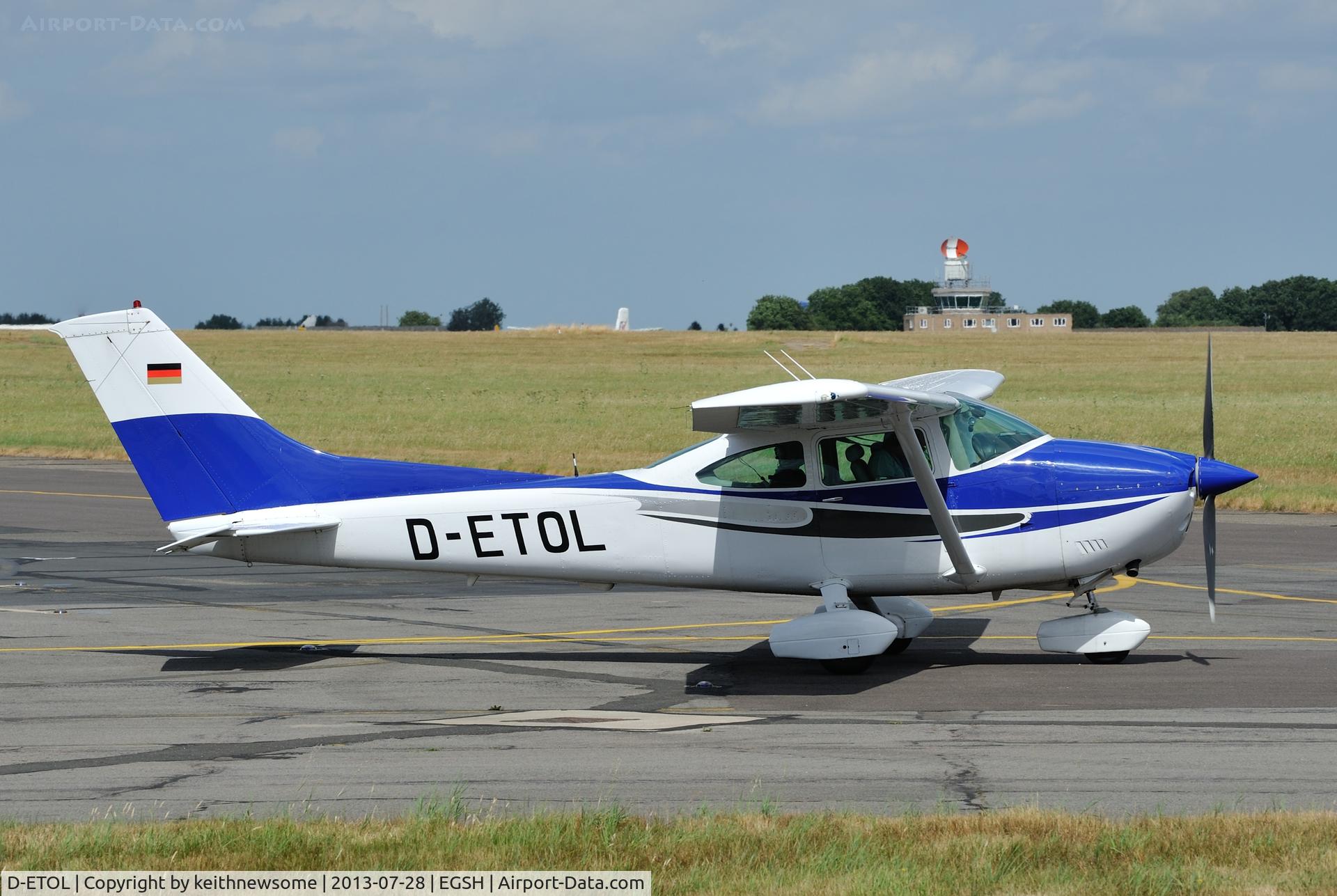 D-ETOL, Cessna 182Q Skylane C/N 18267591, About to leave for Wick ?