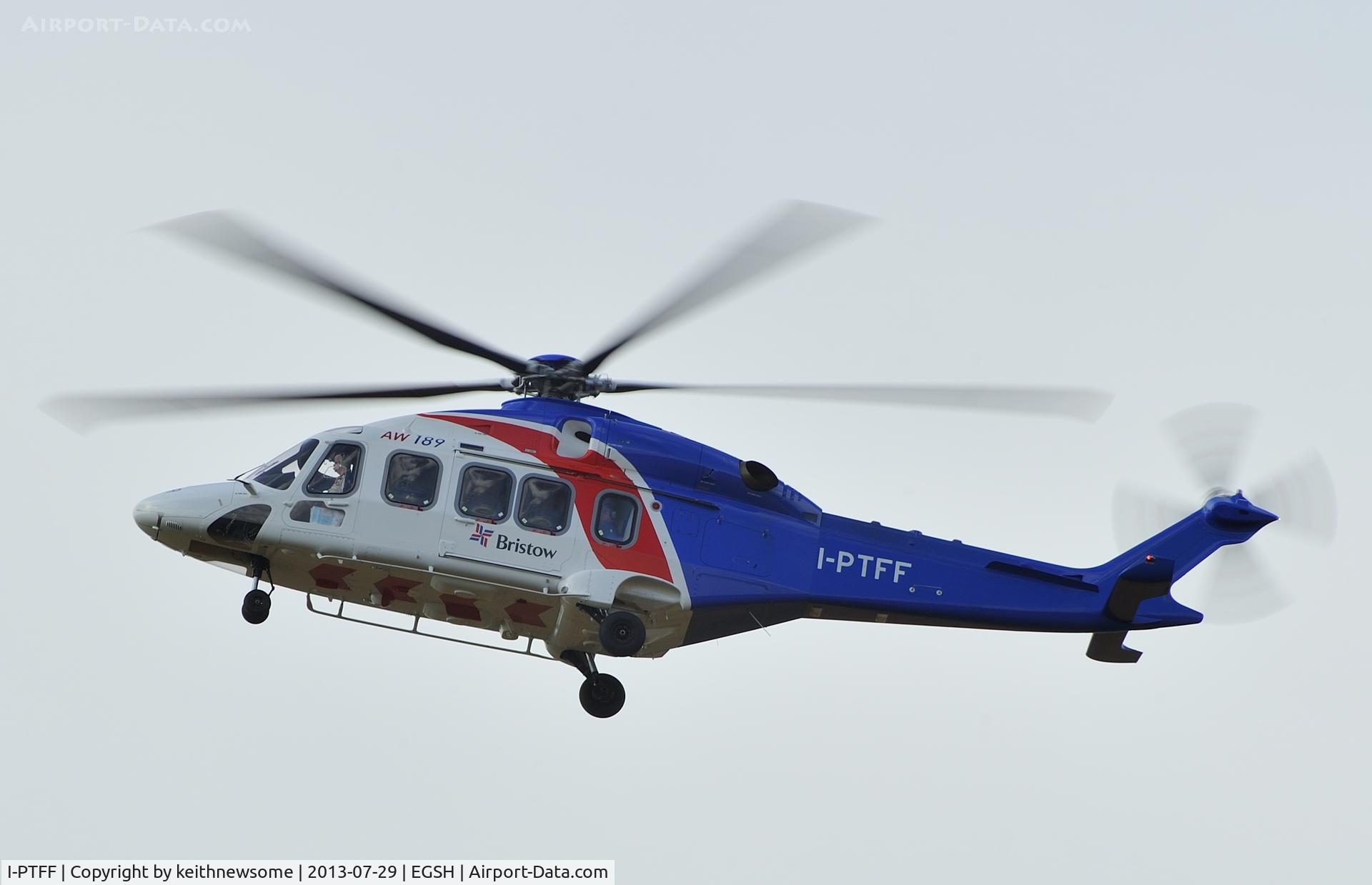 I-PTFF, AgustaWestland AW189 C/N 49005, Nice arrival !