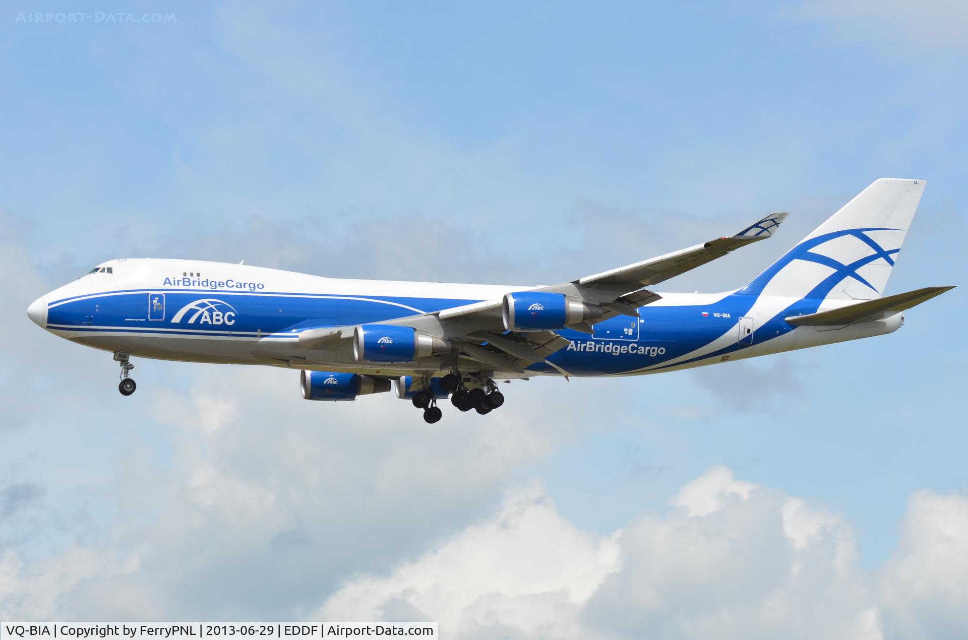VQ-BIA, 2009 Boeing 747-4KZF (SCD) C/N 36785, ABC B744F