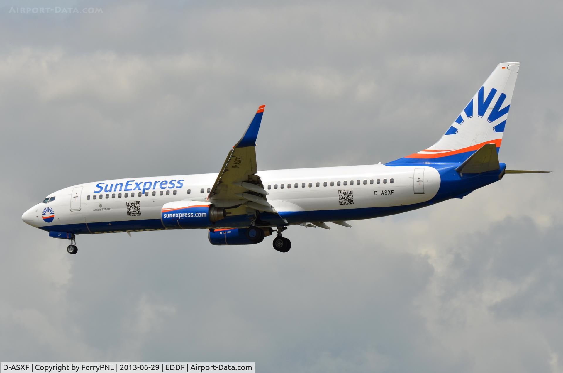 D-ASXF, 2004 Boeing 737-8AS C/N 33558, Sunexpress Germany B738