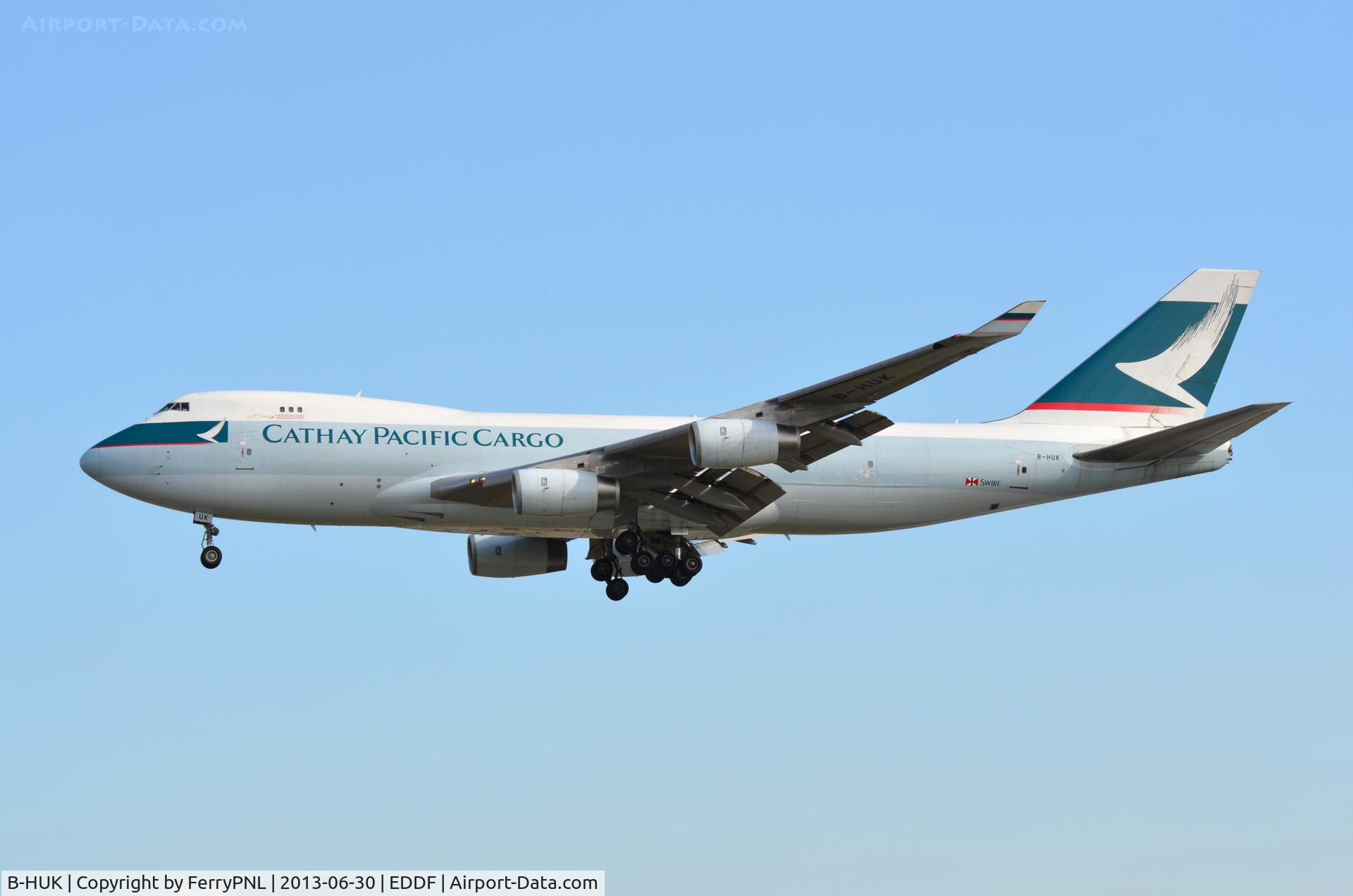 B-HUK, 1995 Boeing 747-467F/SCD C/N 27503, Cathay Pacific Cargo B744F