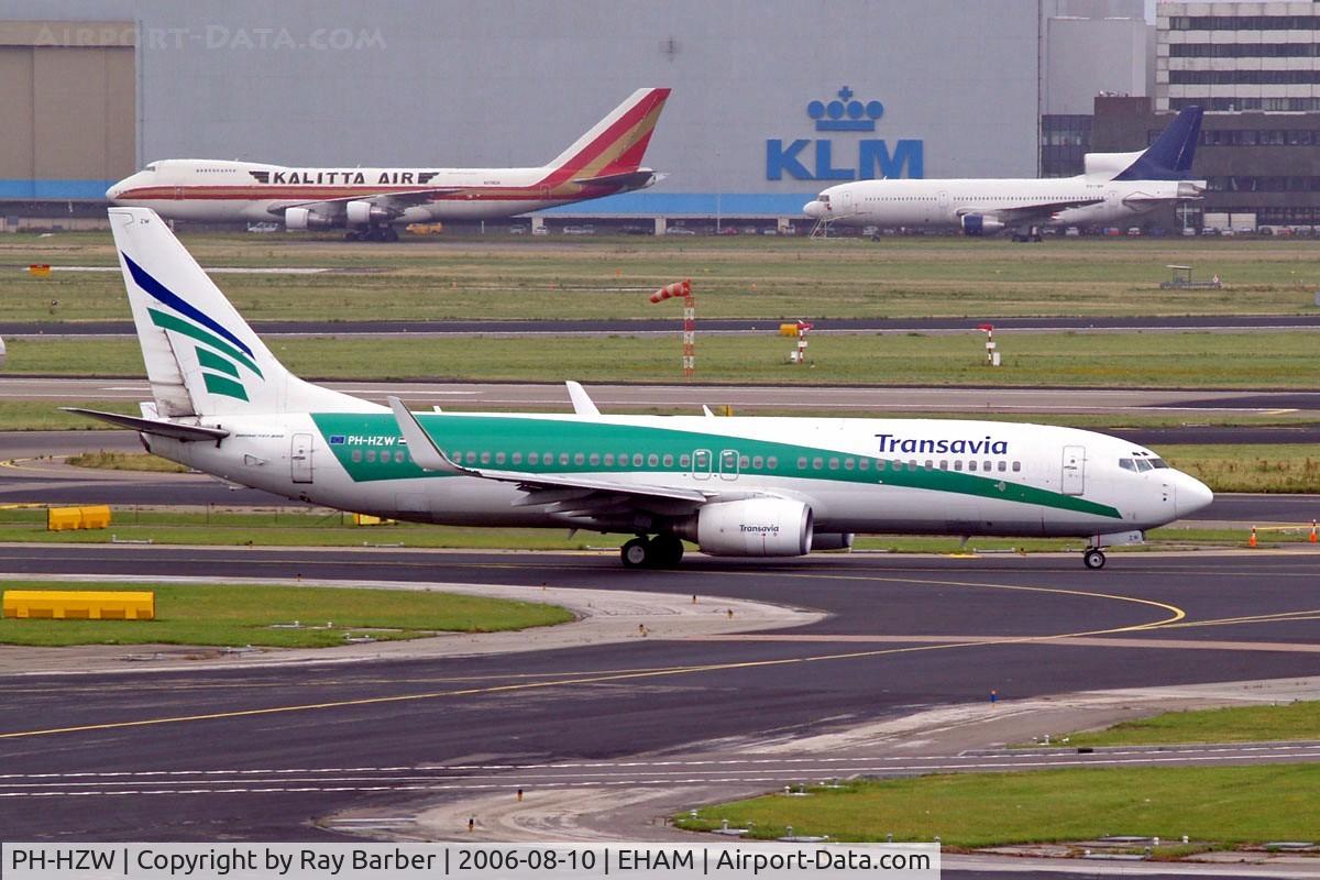 PH-HZW, 2002 Boeing 737-8K2 C/N 29345, Boeing 737-8K2 [29345] (Transavia) Amsterdam-Schiphol~PH 10/08/2006