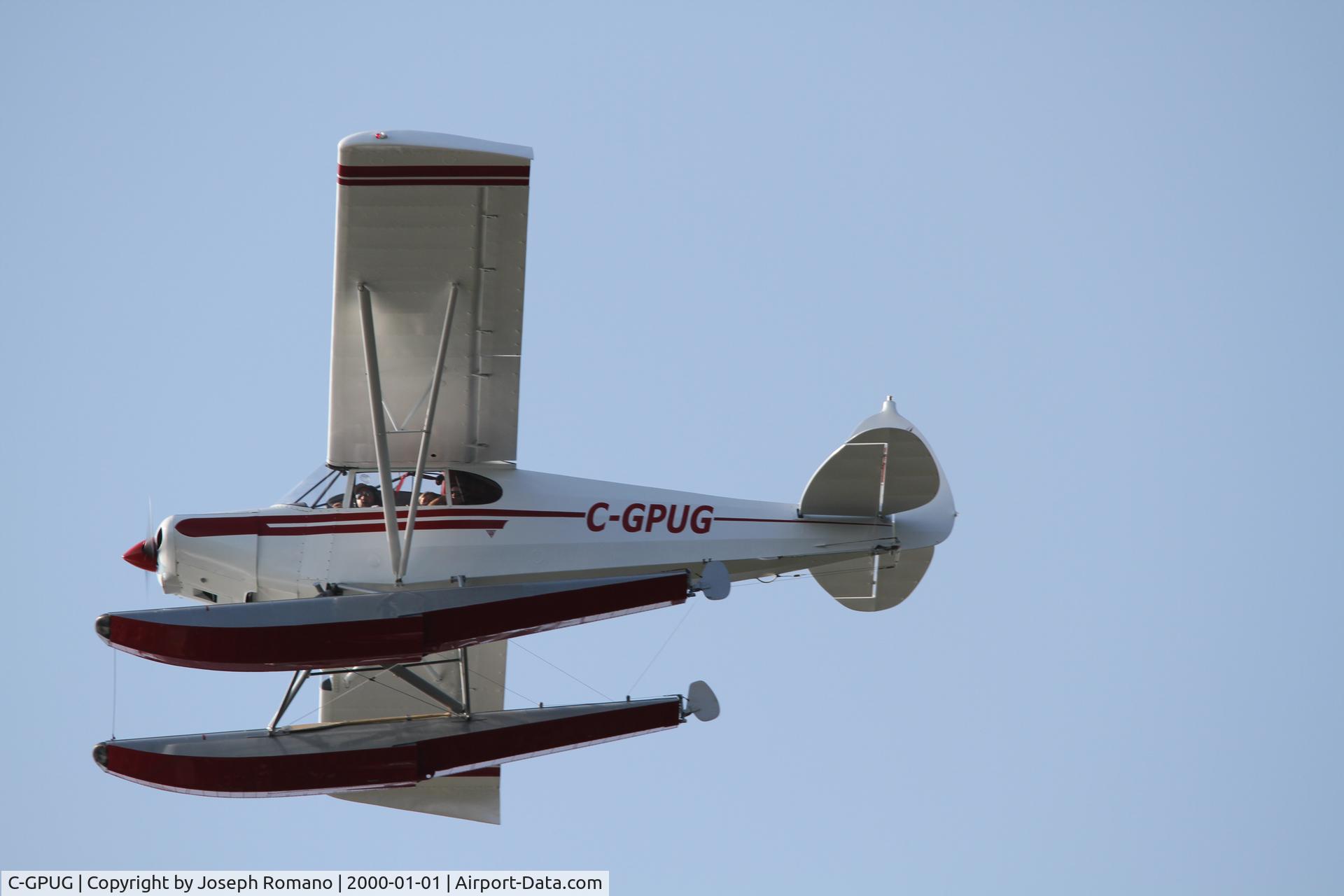 C-GPUG, 1947 Piper PA-12 Super Cruiser C/N 12 1795, Beautiful Saturday afternoon with blue sky