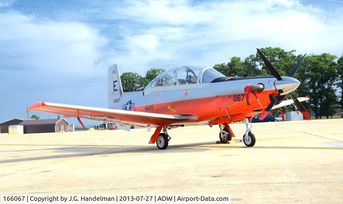 166067, Raytheon T-6B Texan II C/N PN-58, At NAF Washington