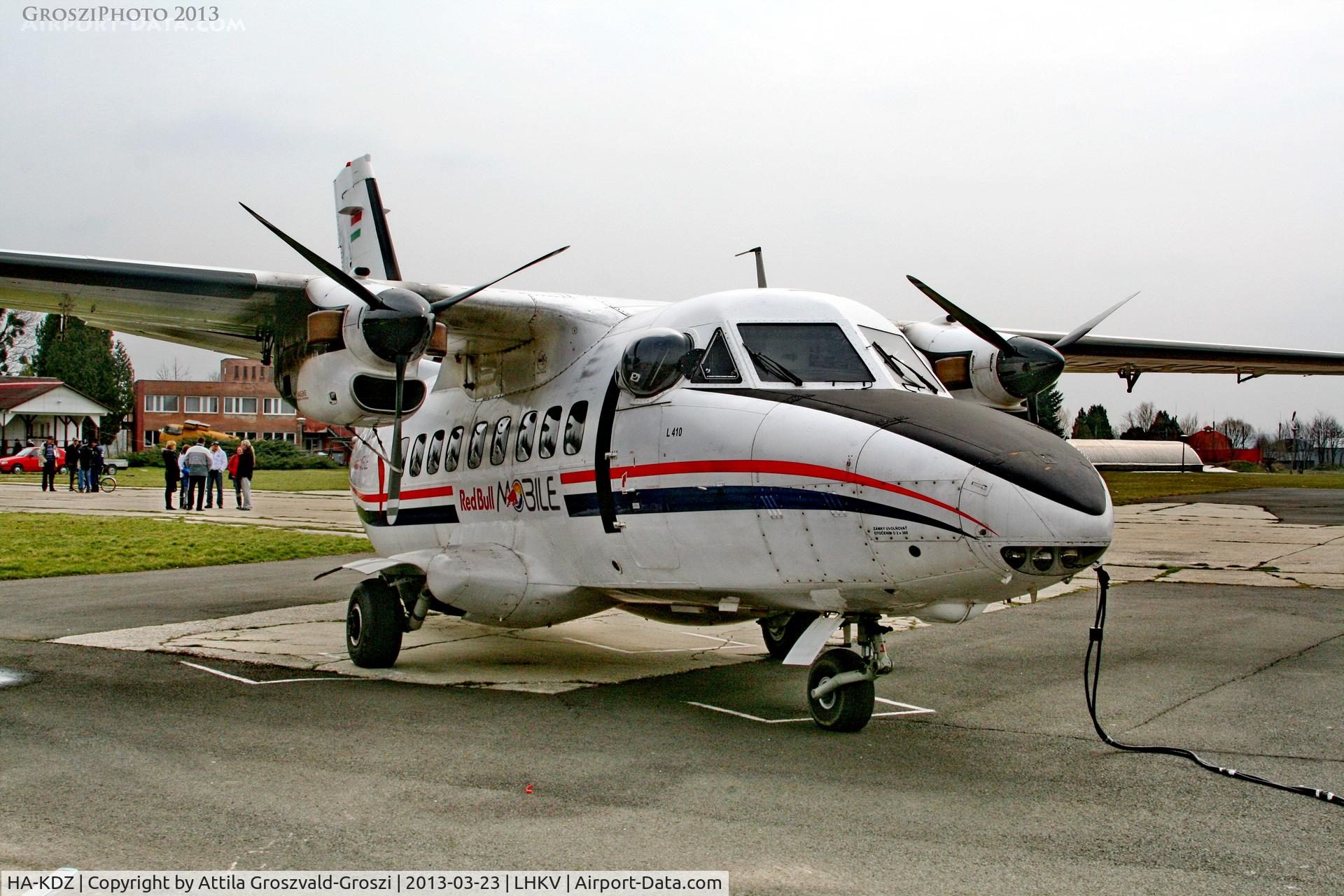 HA-KDZ, 1982 Let L-410UVP-T Turbolet C/N 820929, Kaposujlak Airport - Hungary