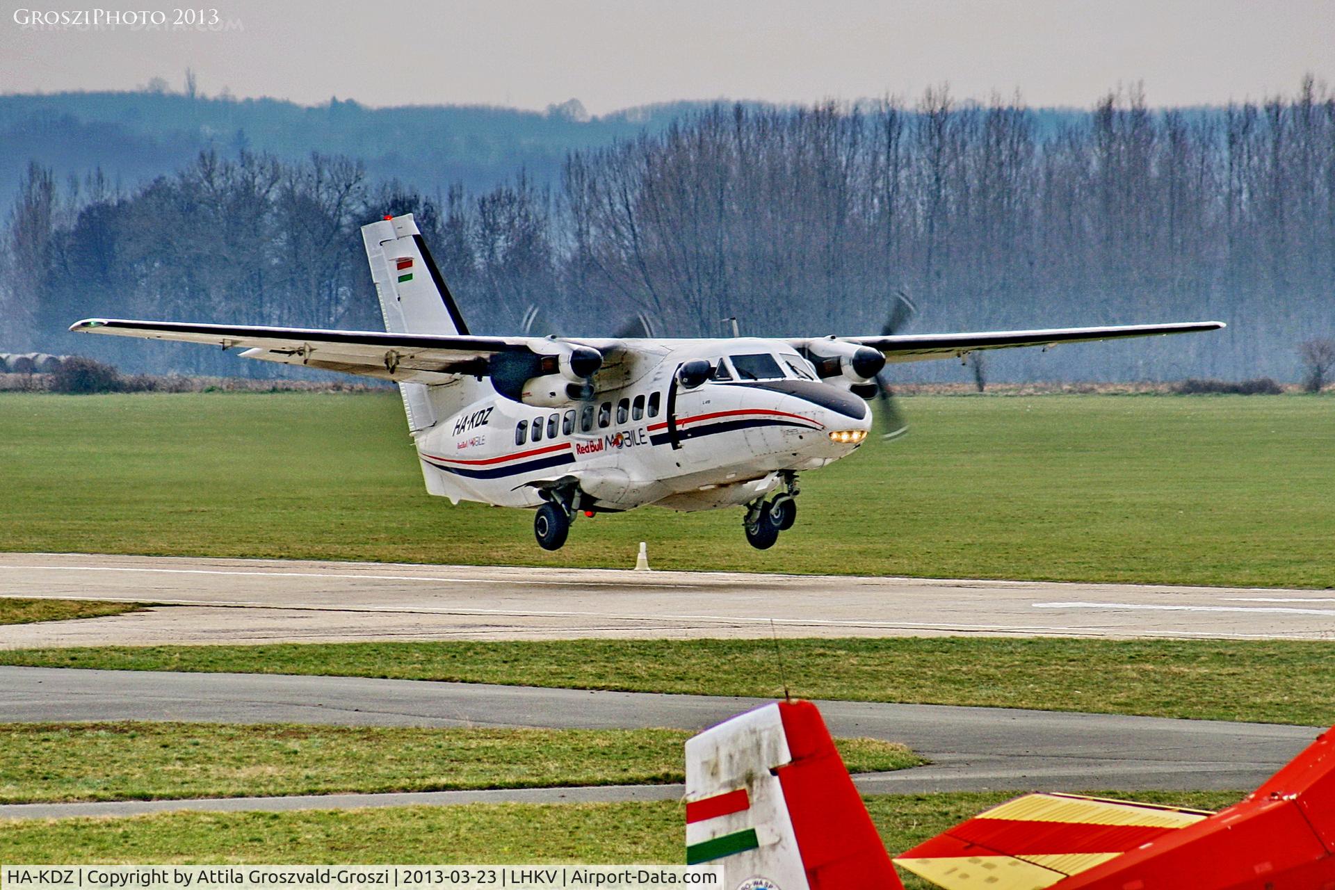 HA-KDZ, 1982 Let L-410UVP-T Turbolet C/N 820929, Kaposujlak Airport - Hungary