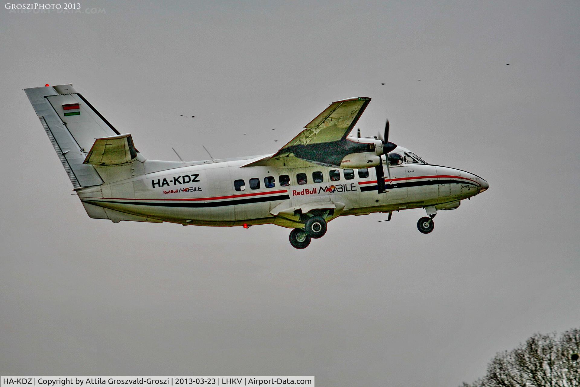HA-KDZ, 1982 Let L-410UVP-T Turbolet C/N 820929, Kaposujlak Airport - Hungary