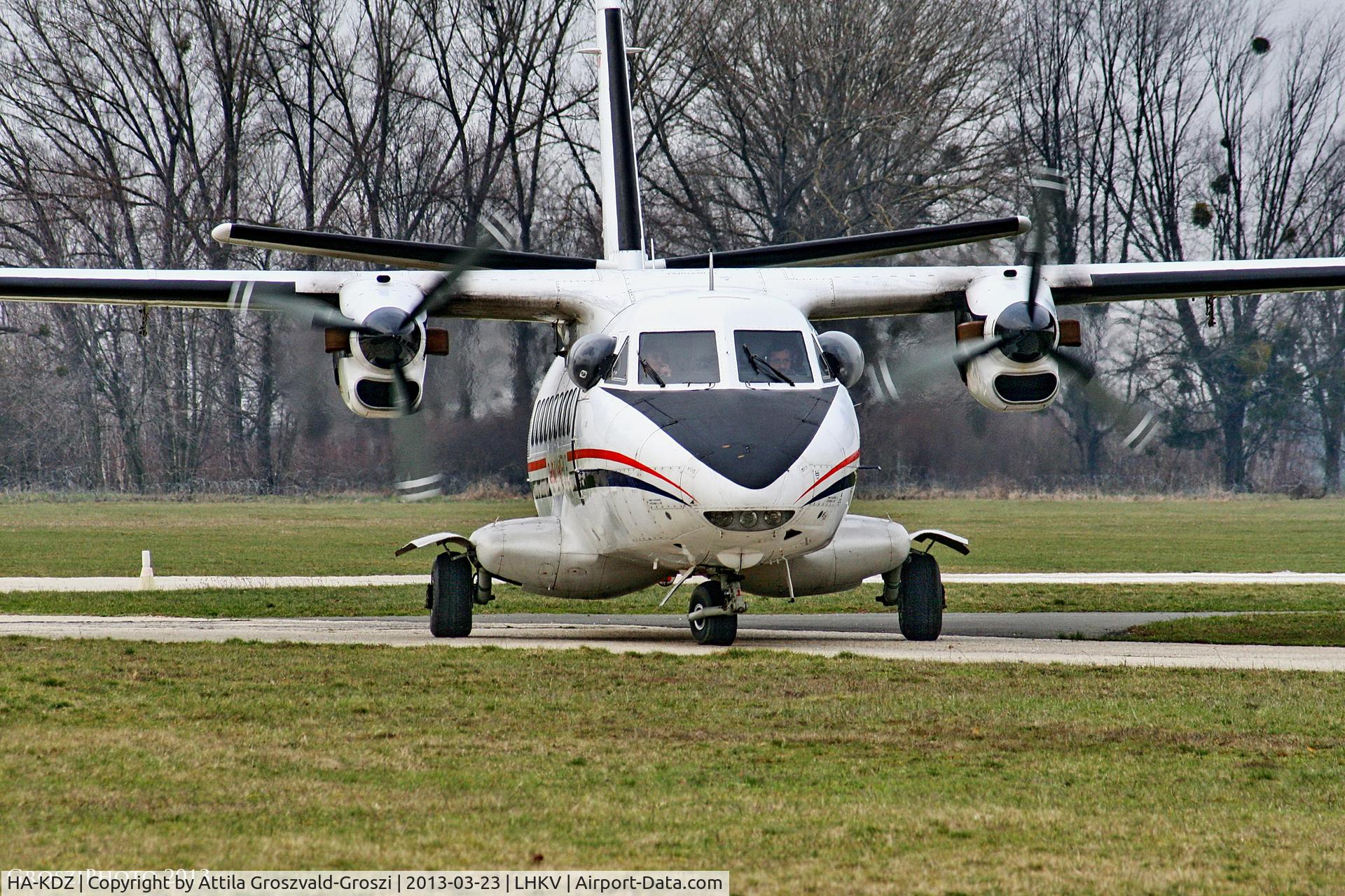 HA-KDZ, 1982 Let L-410UVP-T Turbolet C/N 820929, Kaposujlak Airport - Hungary