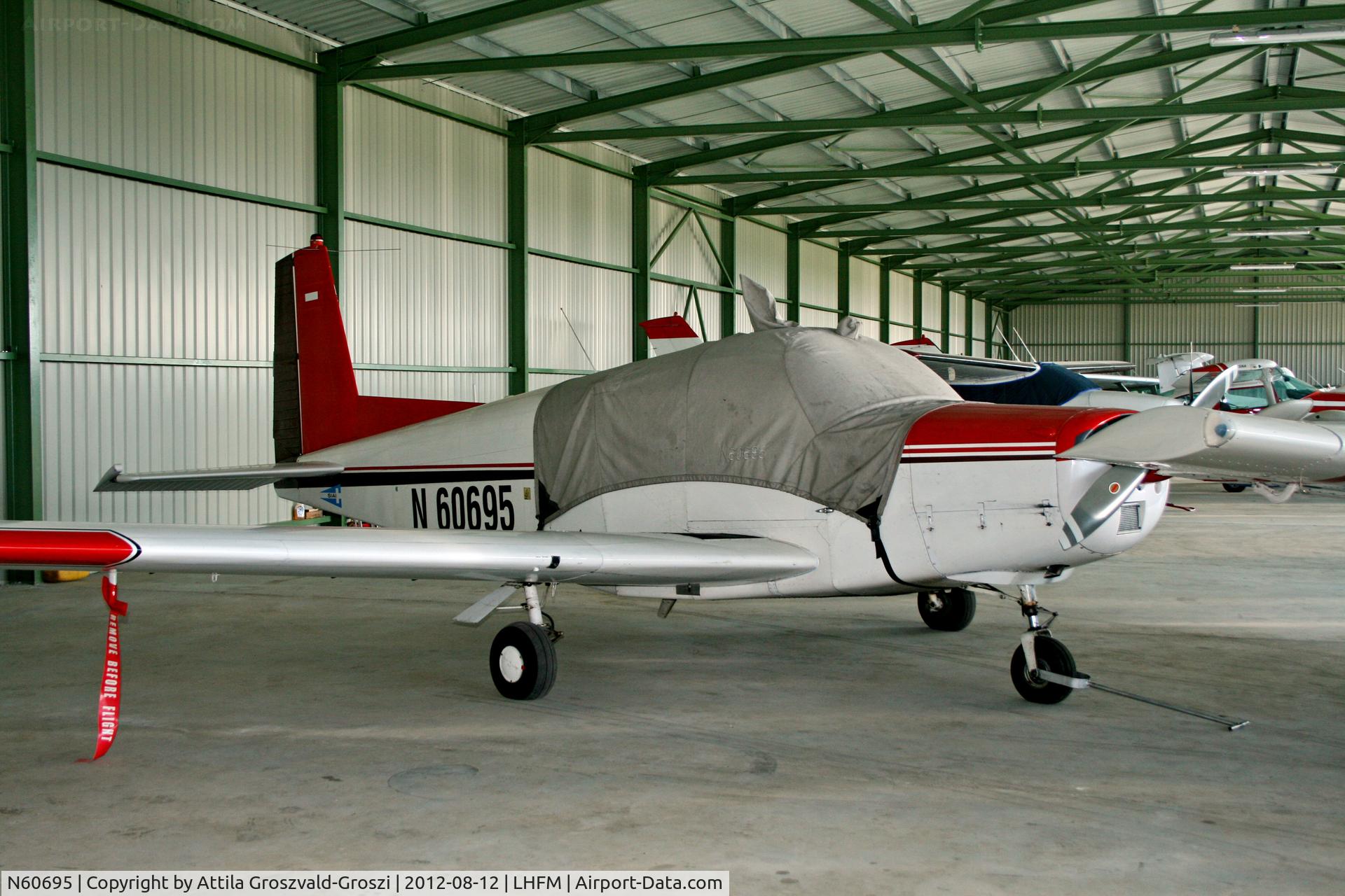 N60695, 1966 SIAI-Marchetti S-205-20R C/N 4-109, Fertöszentmiklos, Meidl Airport - Hungary
