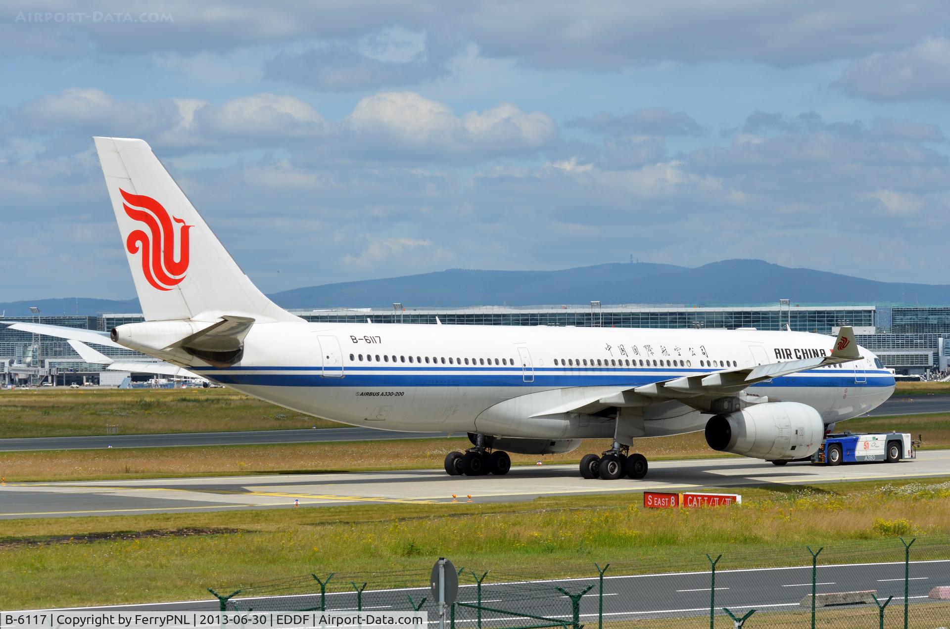 B-6117, 2008 Airbus A330-243 C/N 0903, Air China A332 towed to the terminal