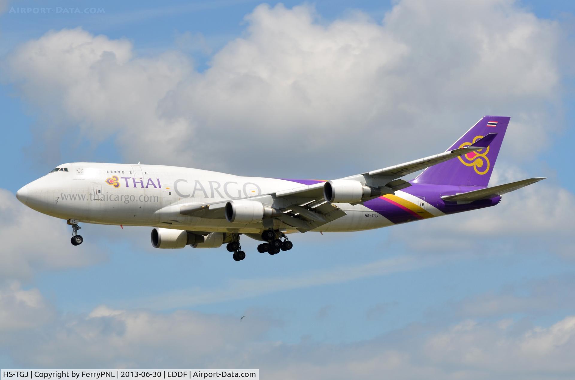 HS-TGJ, 1990 Boeing 747-4D7 C/N 24459, Thai Cargo converted passenger B744.