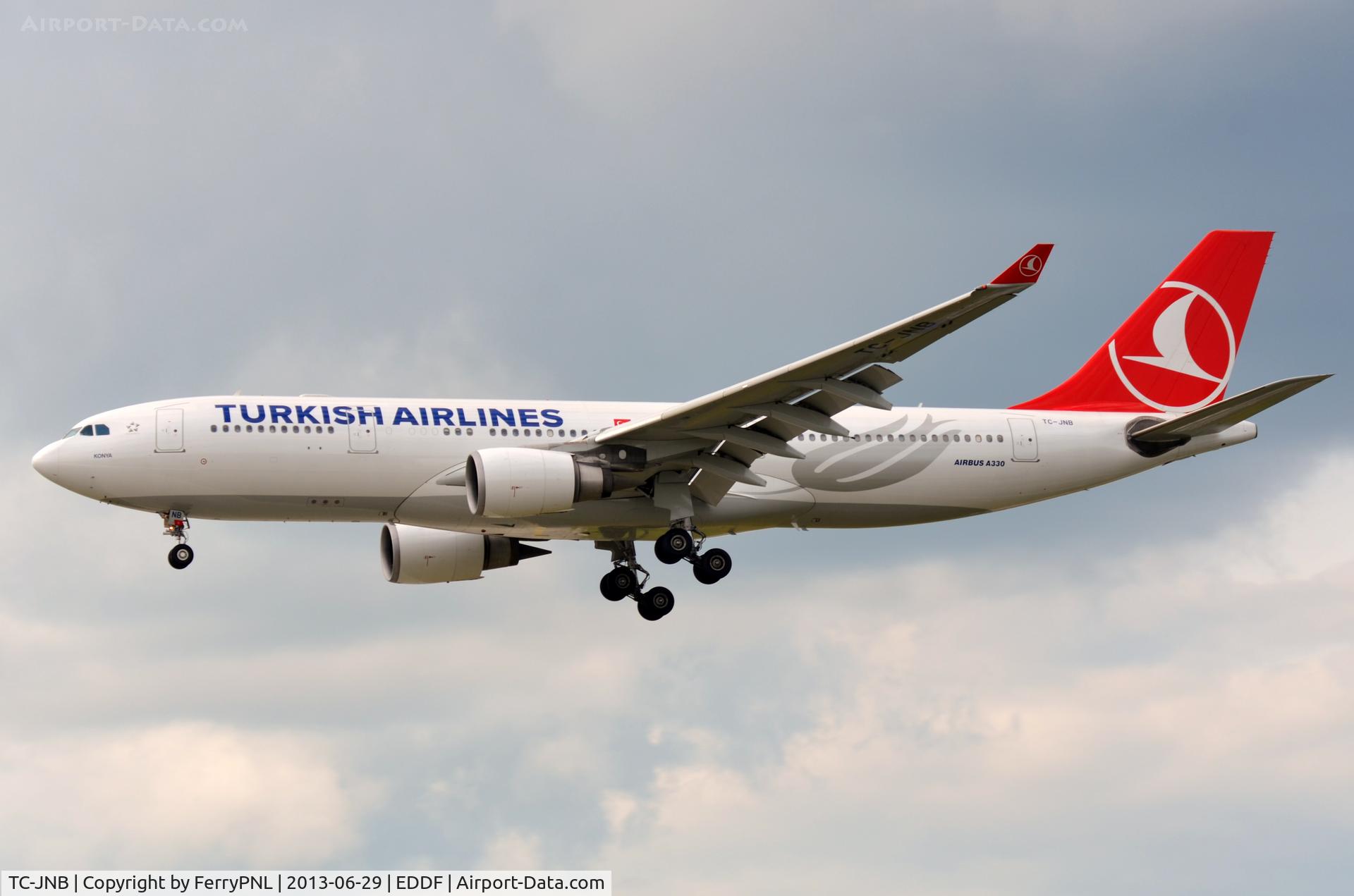 TC-JNB, 2005 Airbus A330-204 C/N 704, Turkish A332 landing in FRA