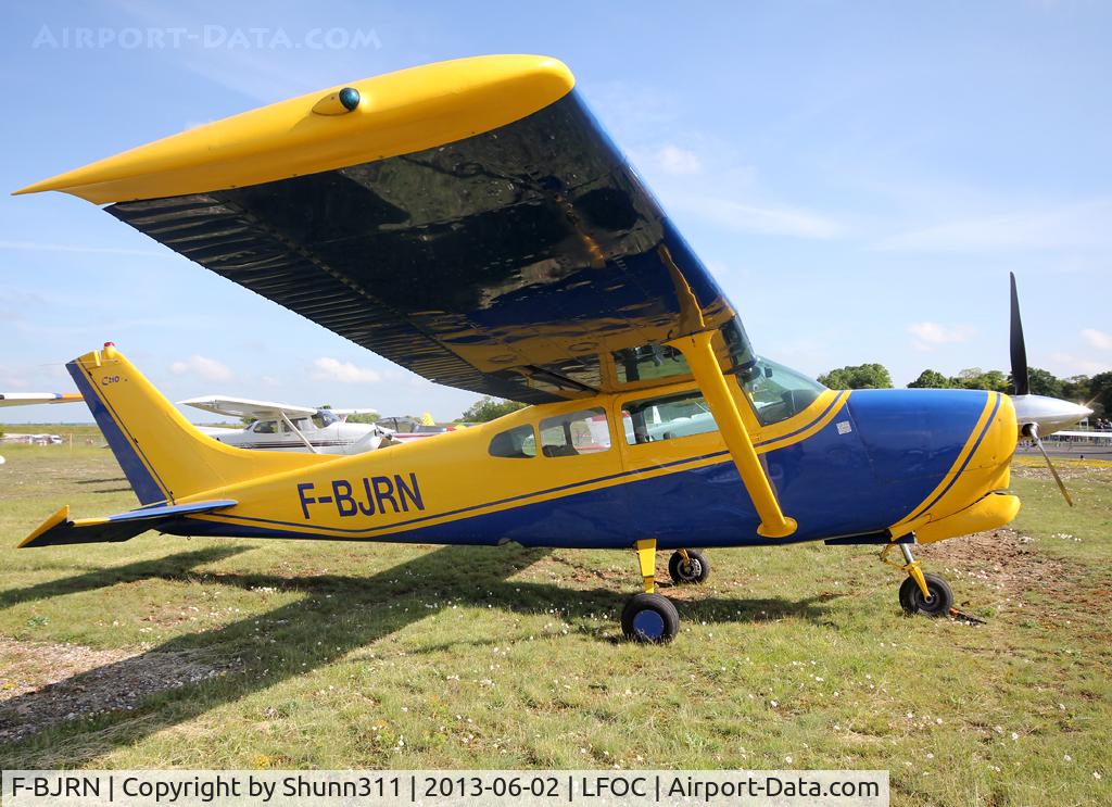 F-BJRN, 1961 Cessna C210A C/N 21057828, Parked in the grass during LFOC Open Day 2013