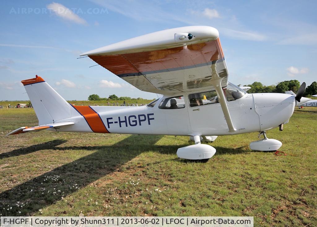 F-HGPF, 2003 Cessna 172R C/N 17281197, Parked in the grass during LFOC Open Day 2013
