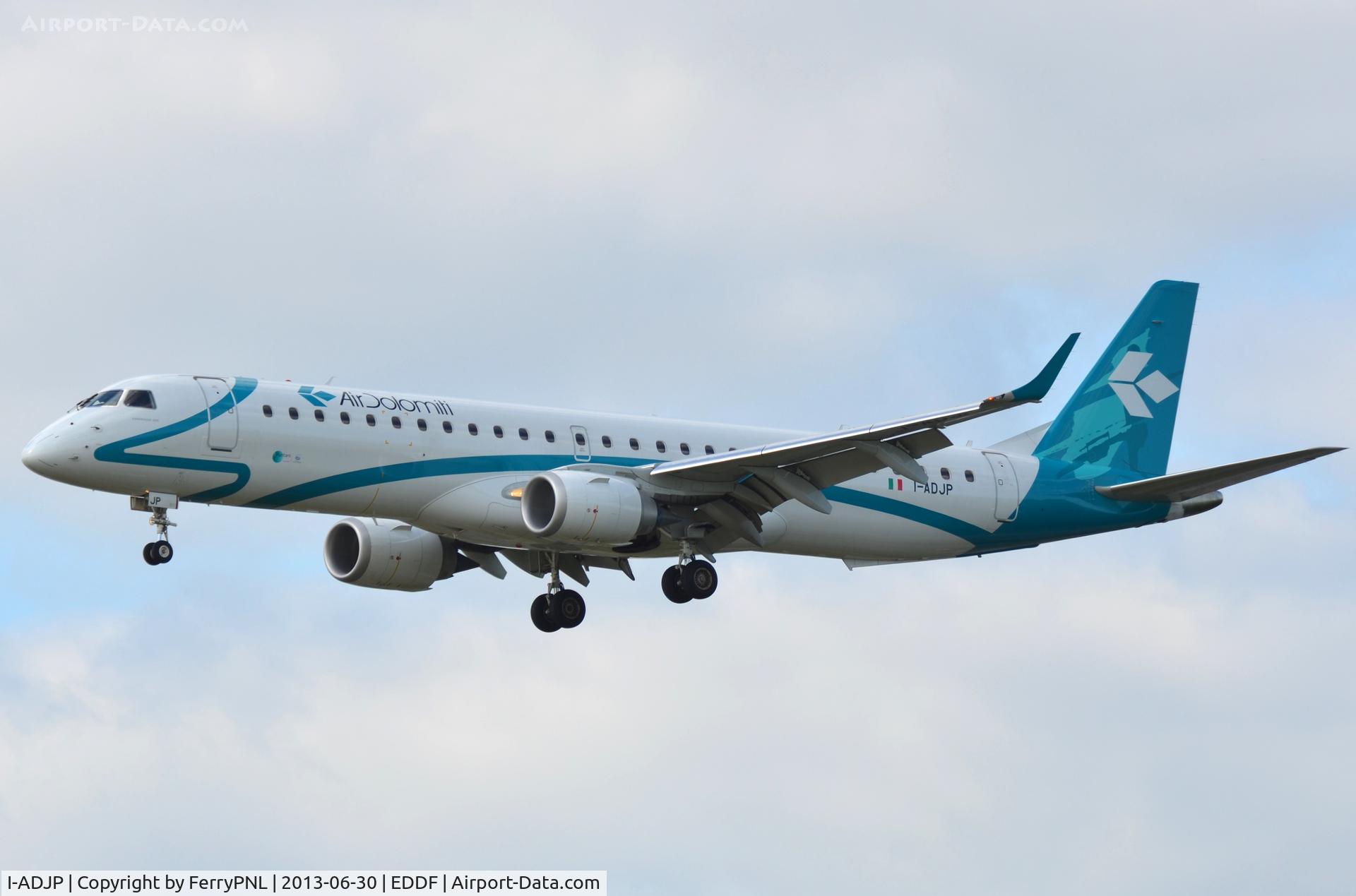 I-ADJP, 2012 Embraer 195LR (ERJ-190-200LR) C/N 19000578, Dolomiti ERJ190