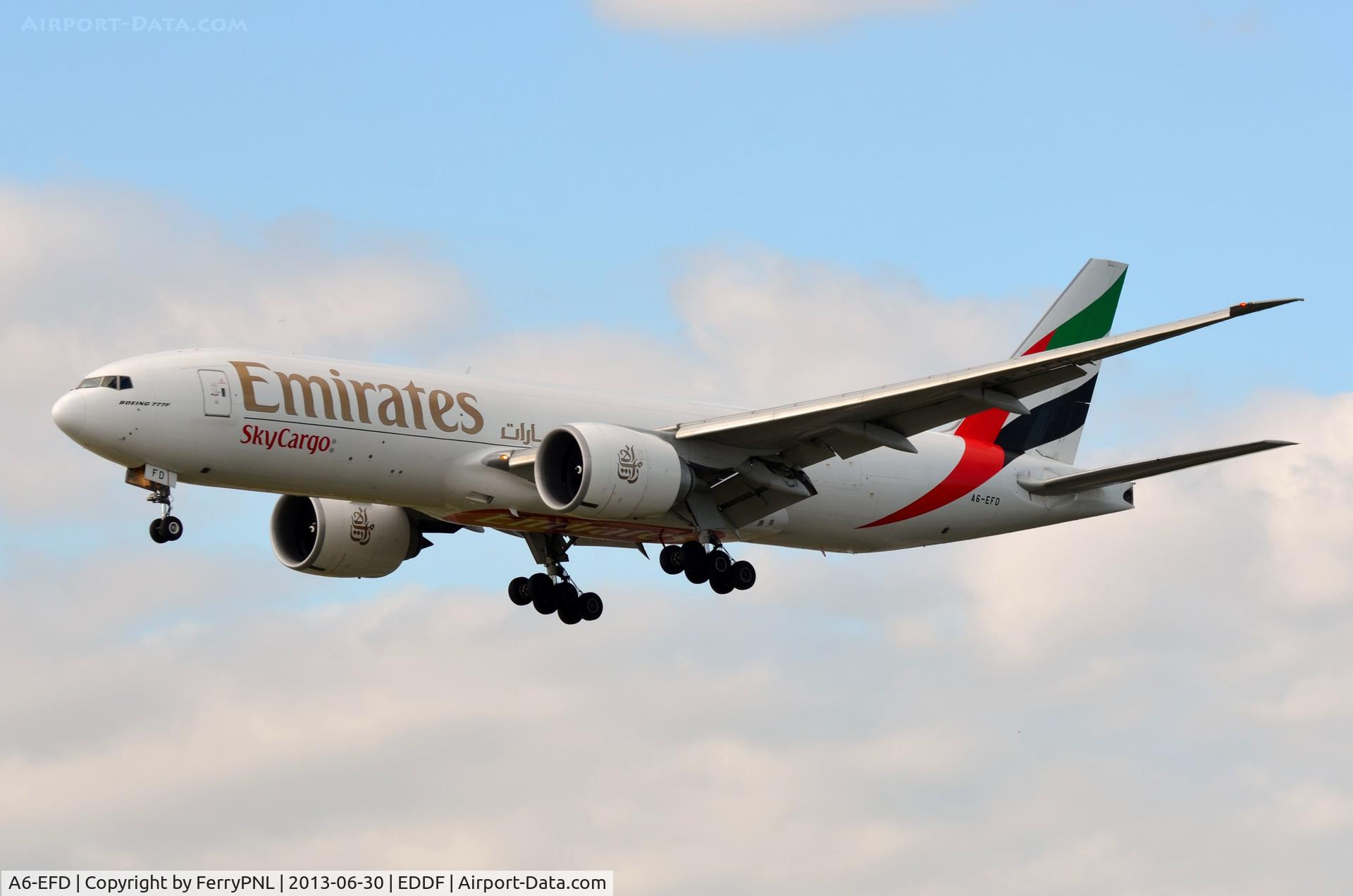 A6-EFD, 2009 Boeing 777-F1H C/N 35606, Emirates B772 freighter