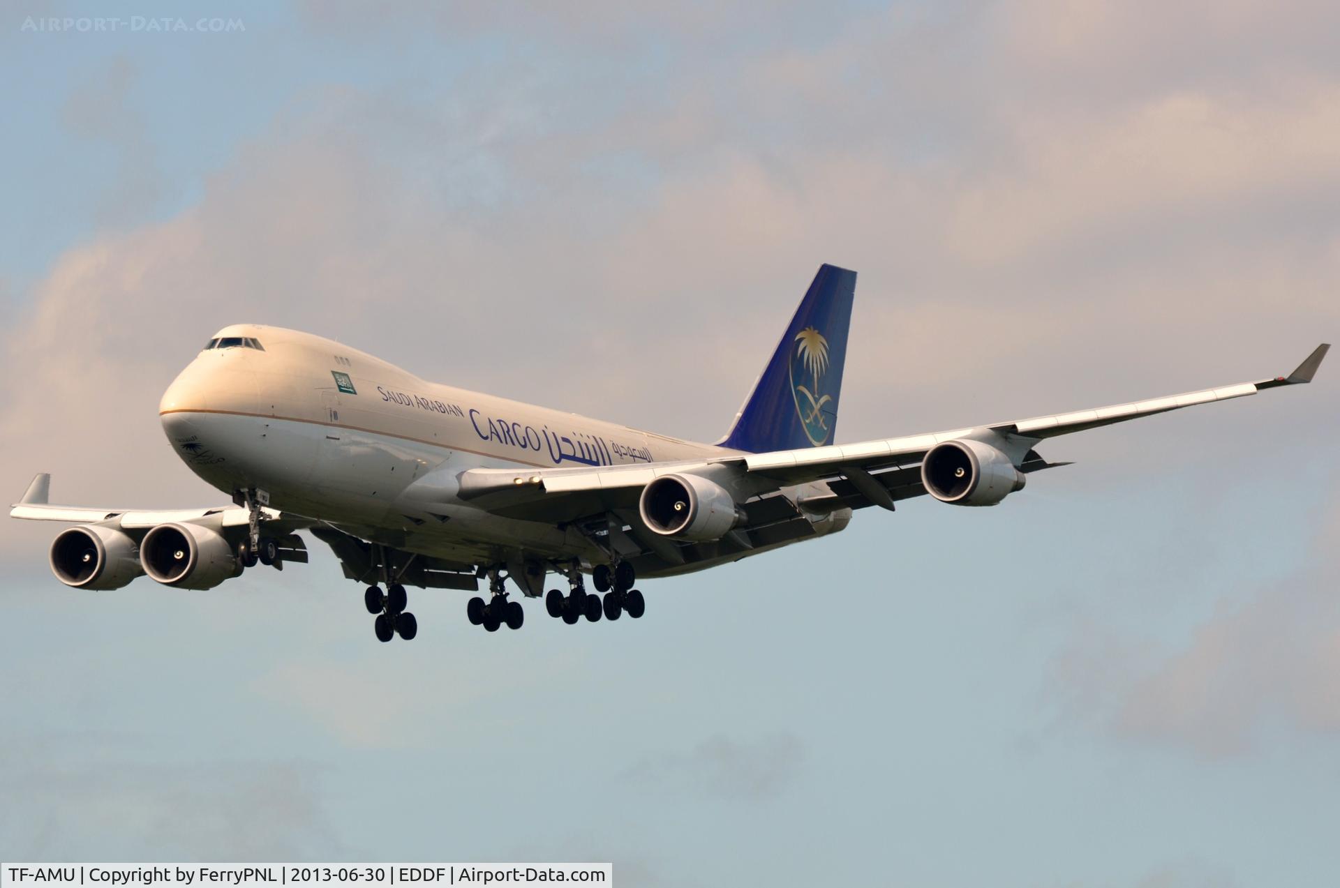 TF-AMU, 1999 Boeing 747-48EF/SCD C/N 27603, Saudia B744 freighter