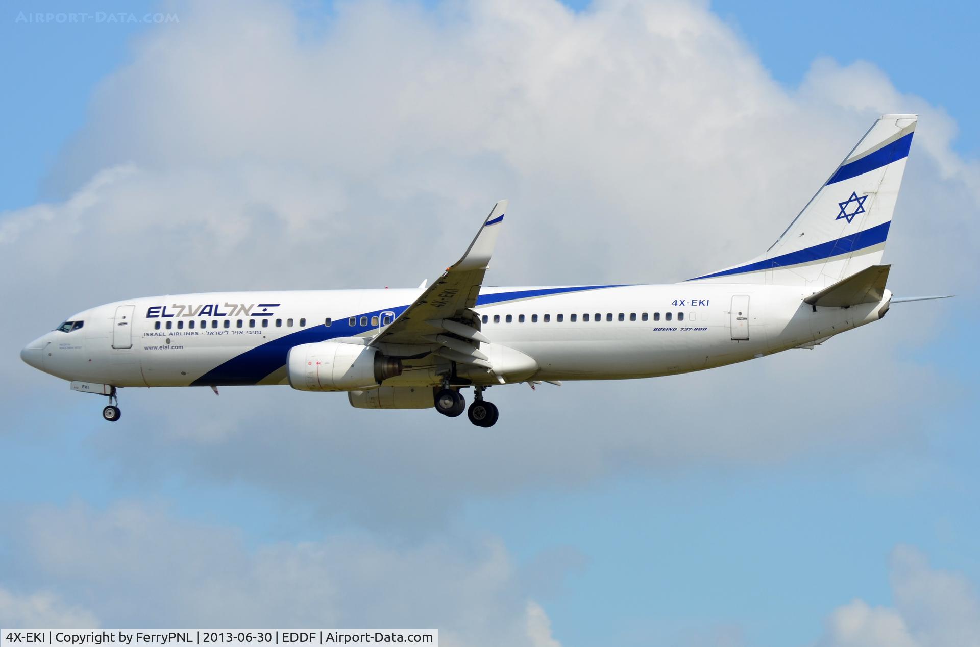 4X-EKI, 1999 Boeing 737-86N C/N 28587, ELAL B738