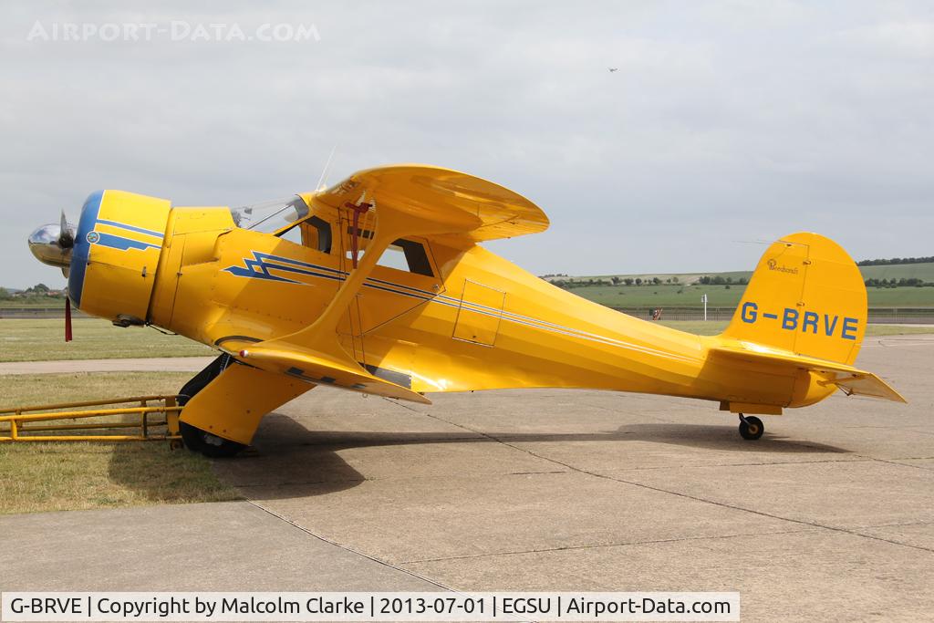 G-BRVE, 1945 Beech D17S Staggerwing C/N 6701, Beech D17S Staggerwing, Duxford Airfield, July 2013.