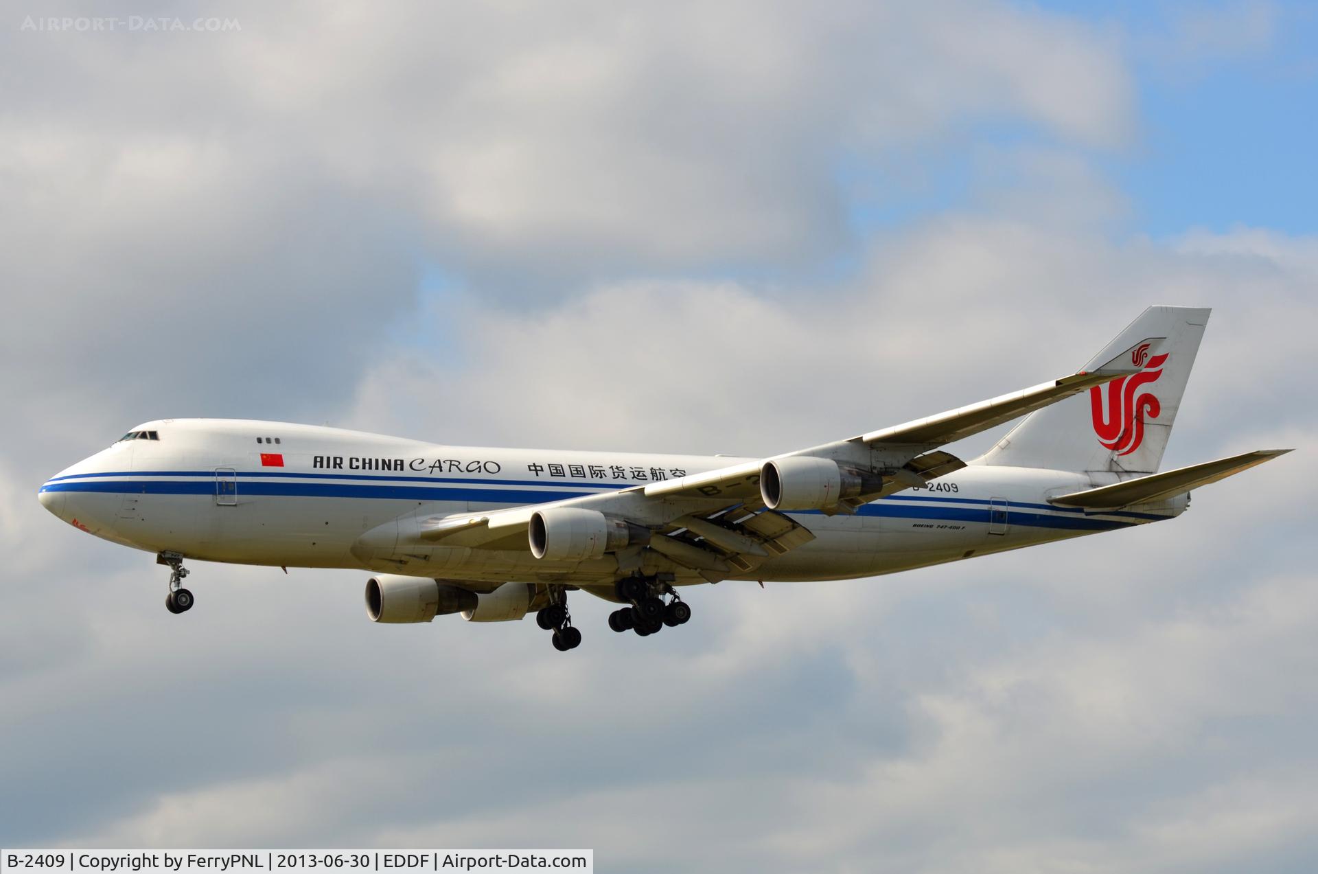 B-2409, Boeing 747-412F/SCD C/N 26560, Air China Cargo B744F