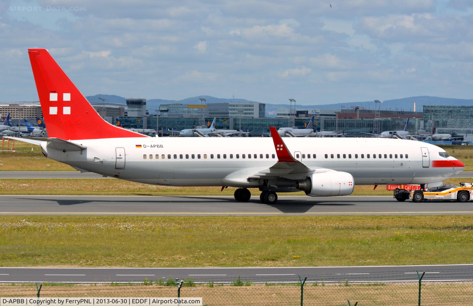 D-APBB, 2008 Boeing 737-8Q8 C/N 35278, Private Air B738