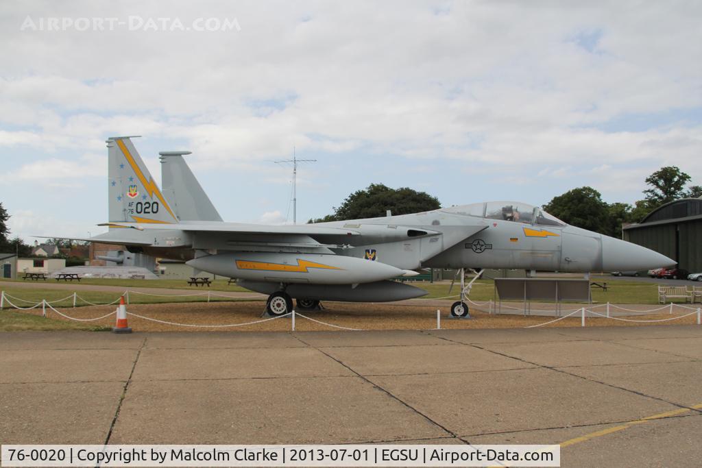 76-0020, 1976 McDonnell Douglas F-15A Eagle C/N 0199/A172, McDonnell Douglas F-15A Eagle, American Air Museum, Duxford Airfield, July 2013.