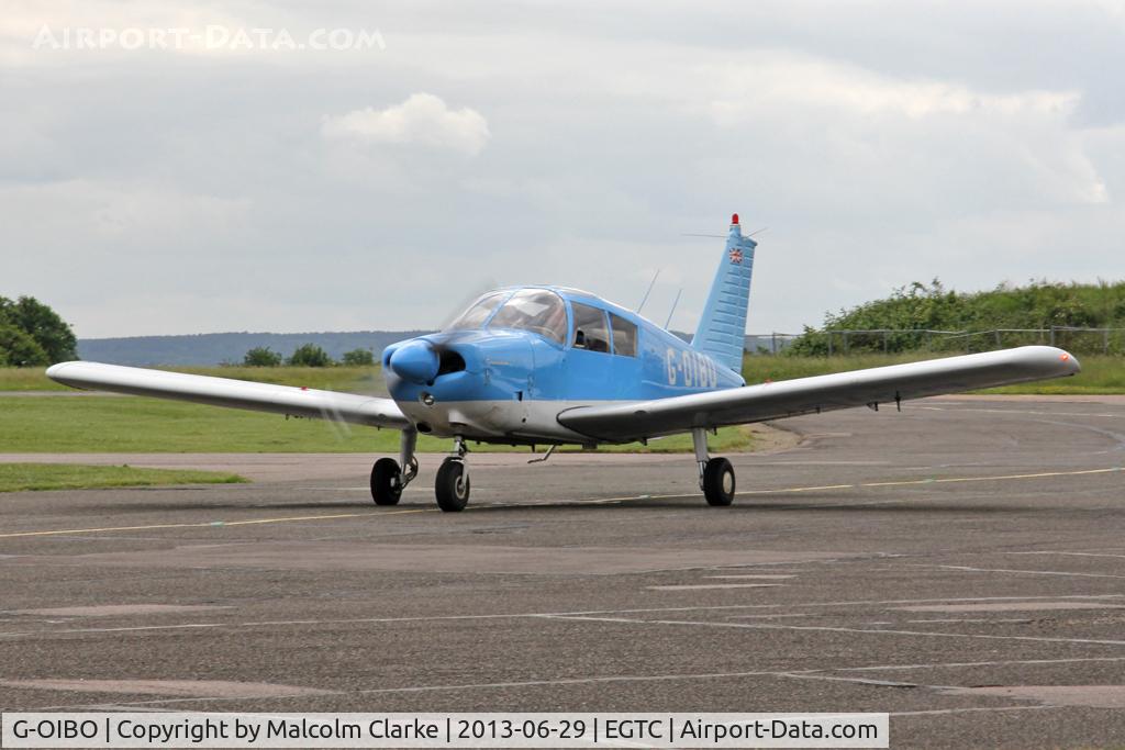 G-OIBO, 1966 Piper PA-28-180 Cherokee C/N 28-3794, Piper PA-28-180 Cherokee, Cranfield Airport, June 2013.