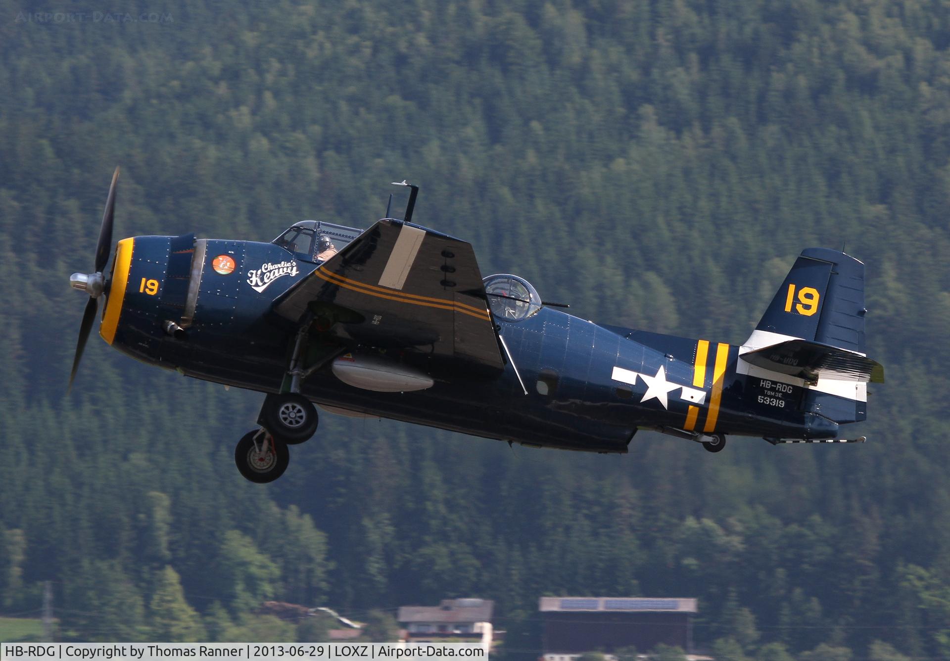 HB-RDG, 1945 Grumman TBM-3R Avenger C/N 3381, TBM-3R Avenger