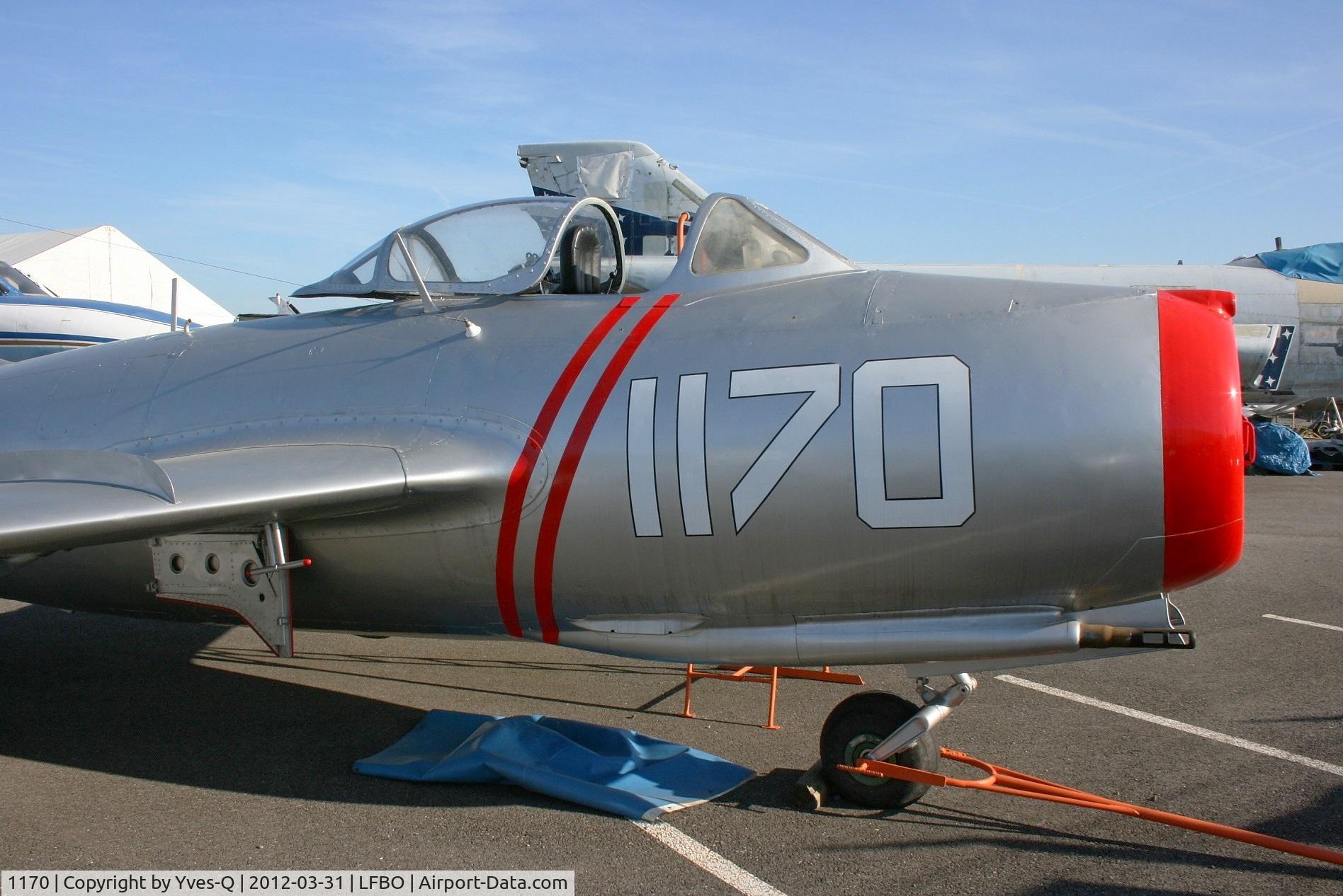 1170, Mikoyan-Gurevich MiG-15bis C/N 713001, Mikoyan-Gurevich MIG-15bis, Les Ailes anciennes Toulouse -Blagnac (LFPO)