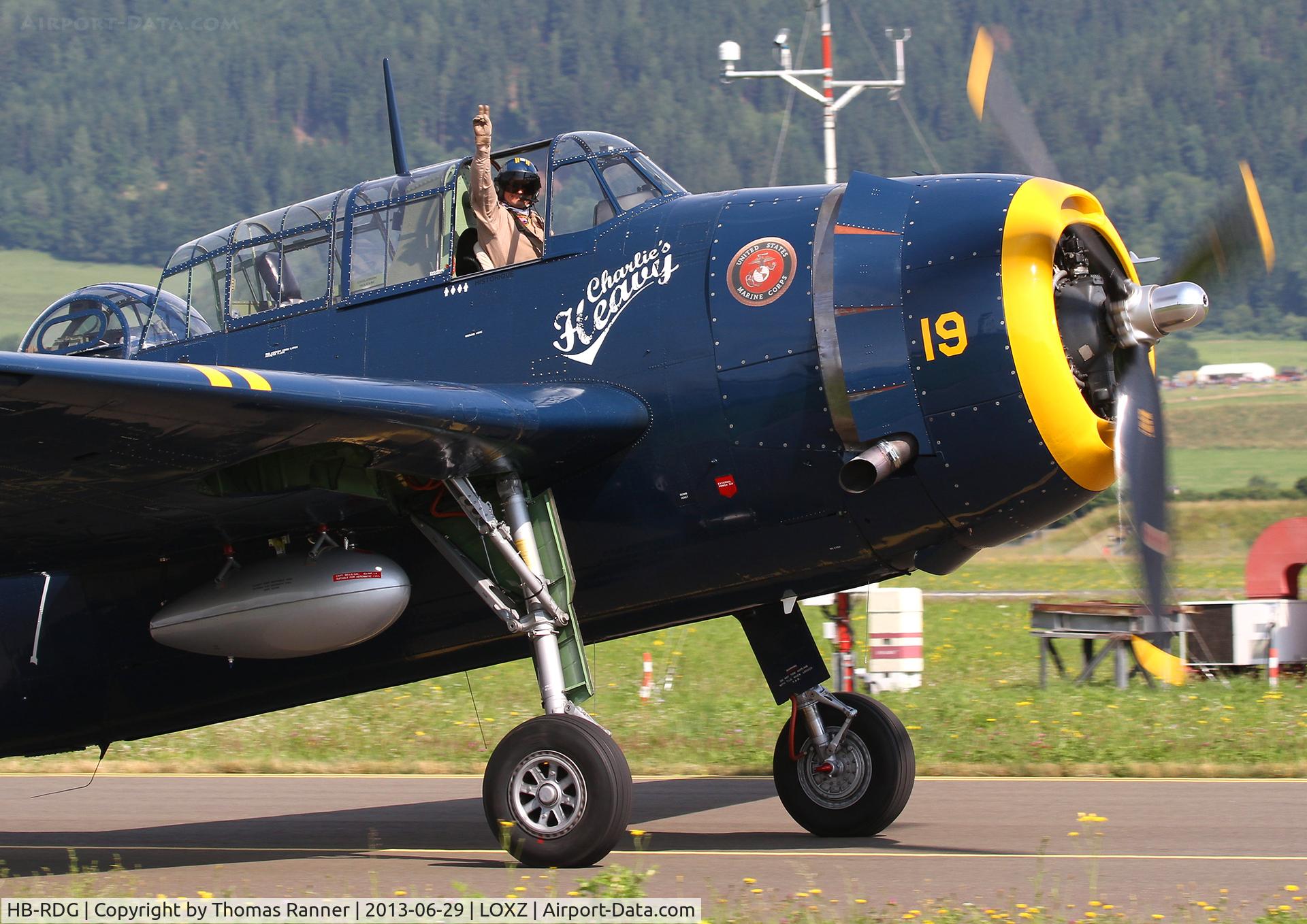 HB-RDG, 1945 Grumman TBM-3R Avenger C/N 3381, TBM-3R Avenger
