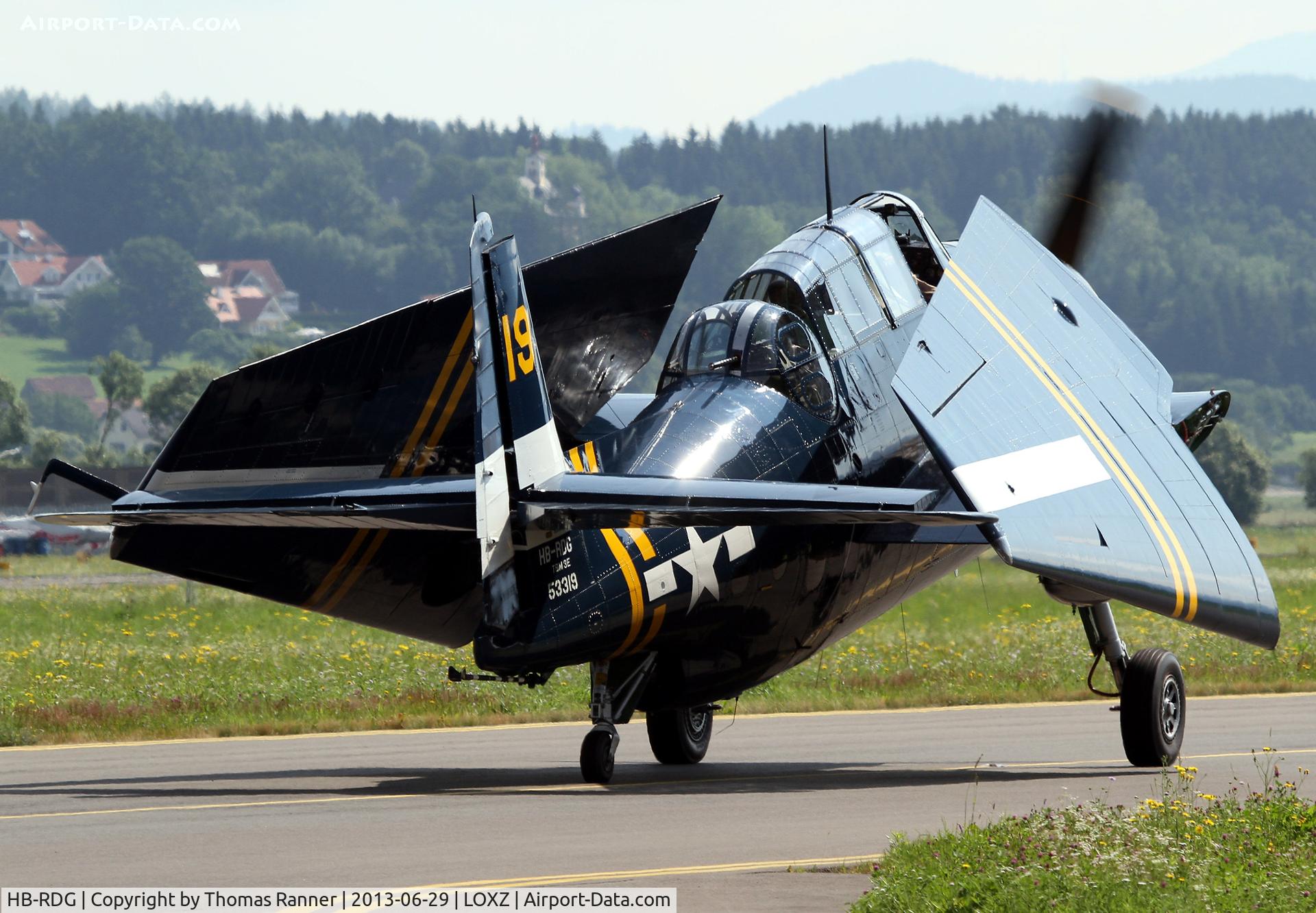HB-RDG, 1945 Grumman TBM-3R Avenger C/N 3381, TBM-3R Avenger