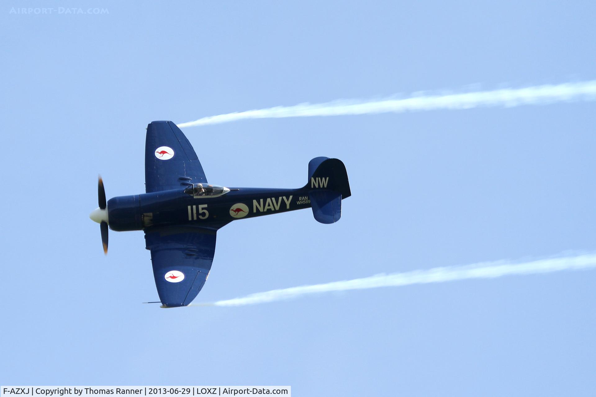 F-AZXJ, 1949 Hawker Sea Fury FB.11 C/N 37733, Hawker Sea Fury