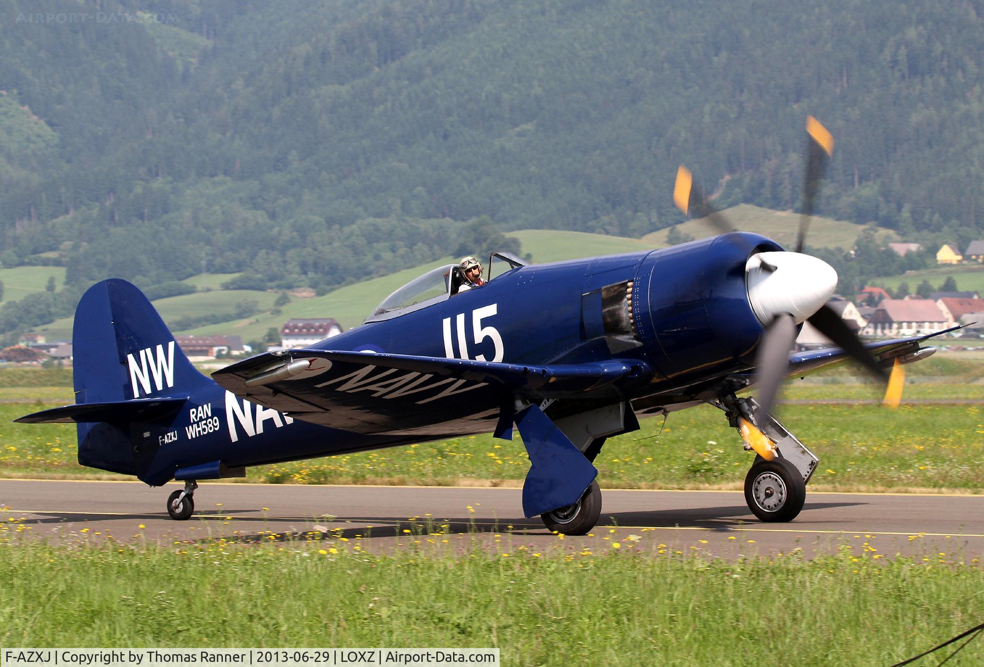 F-AZXJ, 1949 Hawker Sea Fury FB.11 C/N 37733, Hawker Sea Fury