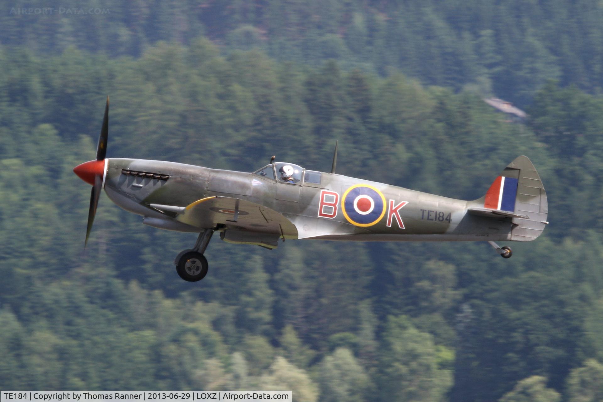 TE184, 1945 Supermarine 361 Spitfire LF.XVIe C/N CBAF.IX.4394, Supermarine Spitfire