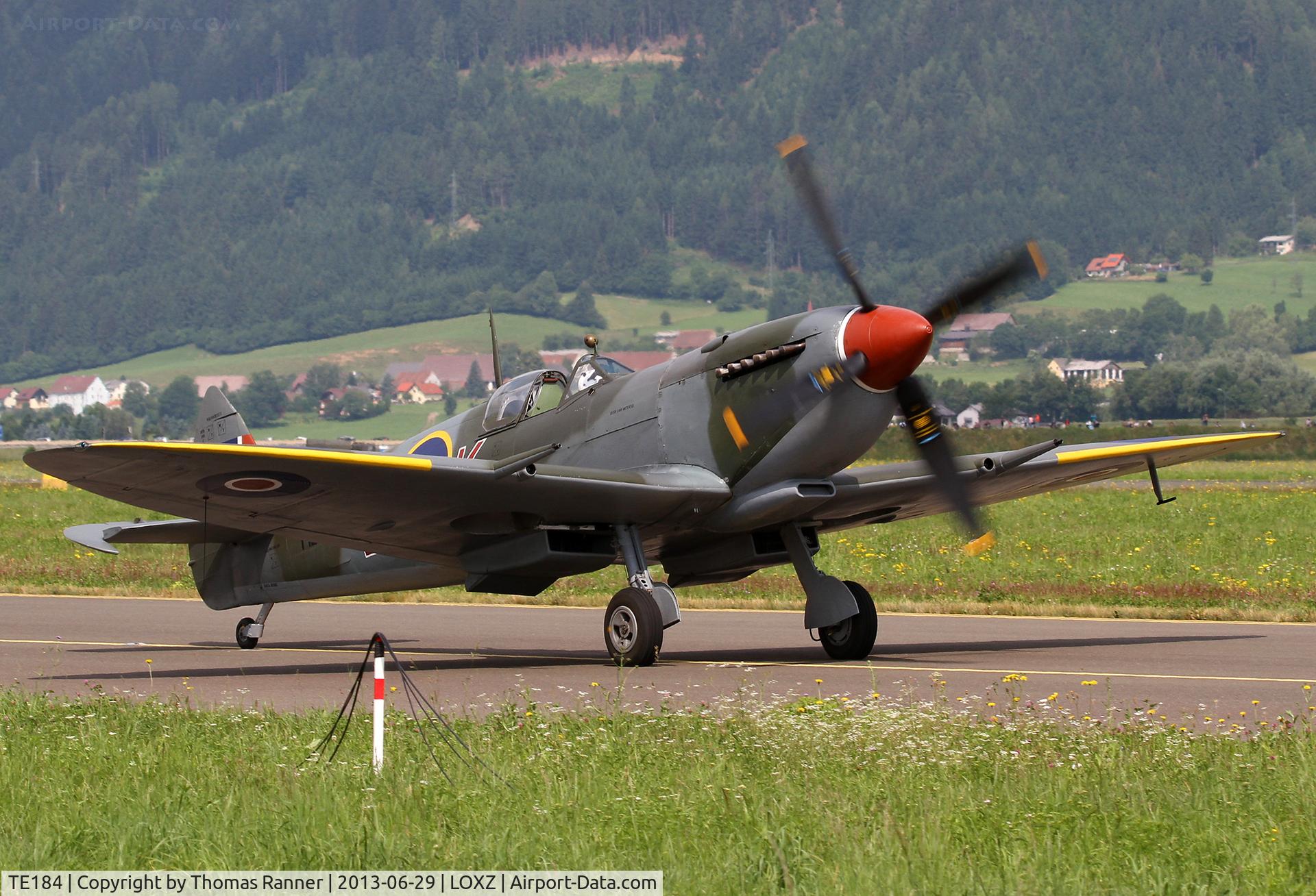 TE184, 1945 Supermarine 361 Spitfire LF.XVIe C/N CBAF.IX.4394, Supermarine Spitfire