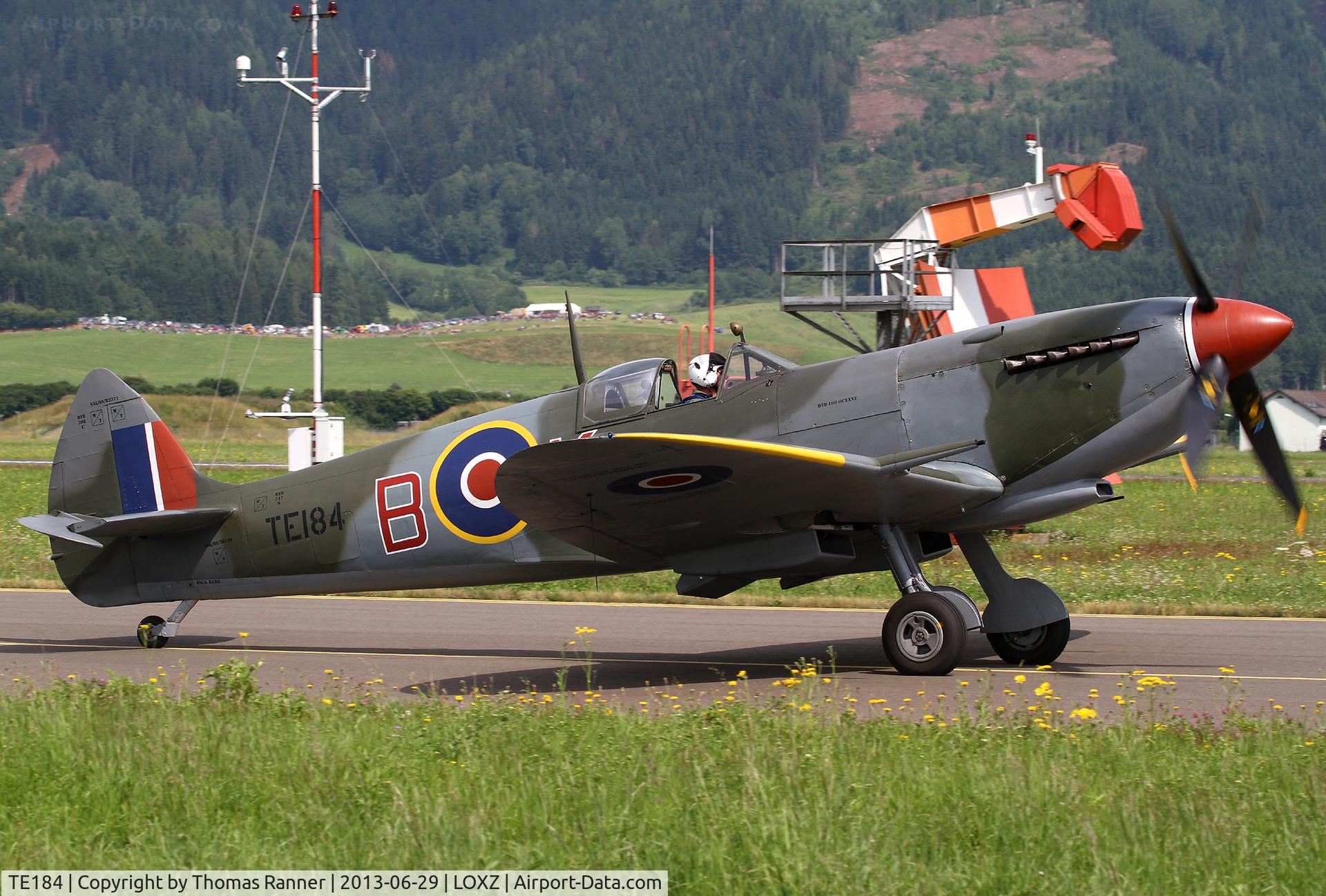 TE184, 1945 Supermarine 361 Spitfire LF.XVIe C/N CBAF.IX.4394, Supermarine Spitfire