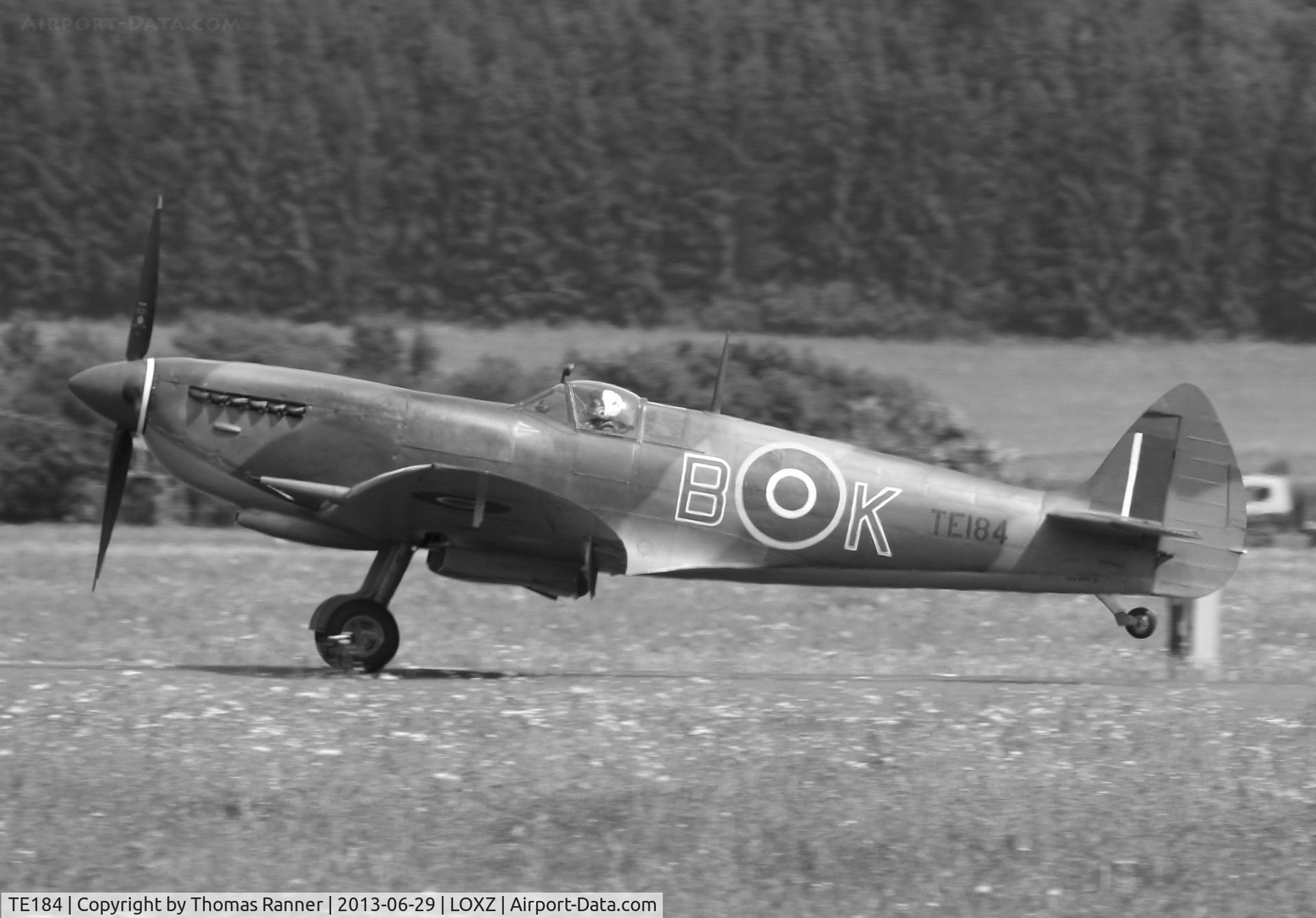 TE184, 1945 Supermarine 361 Spitfire LF.XVIe C/N CBAF.IX.4394, Supermarine Spitfire
