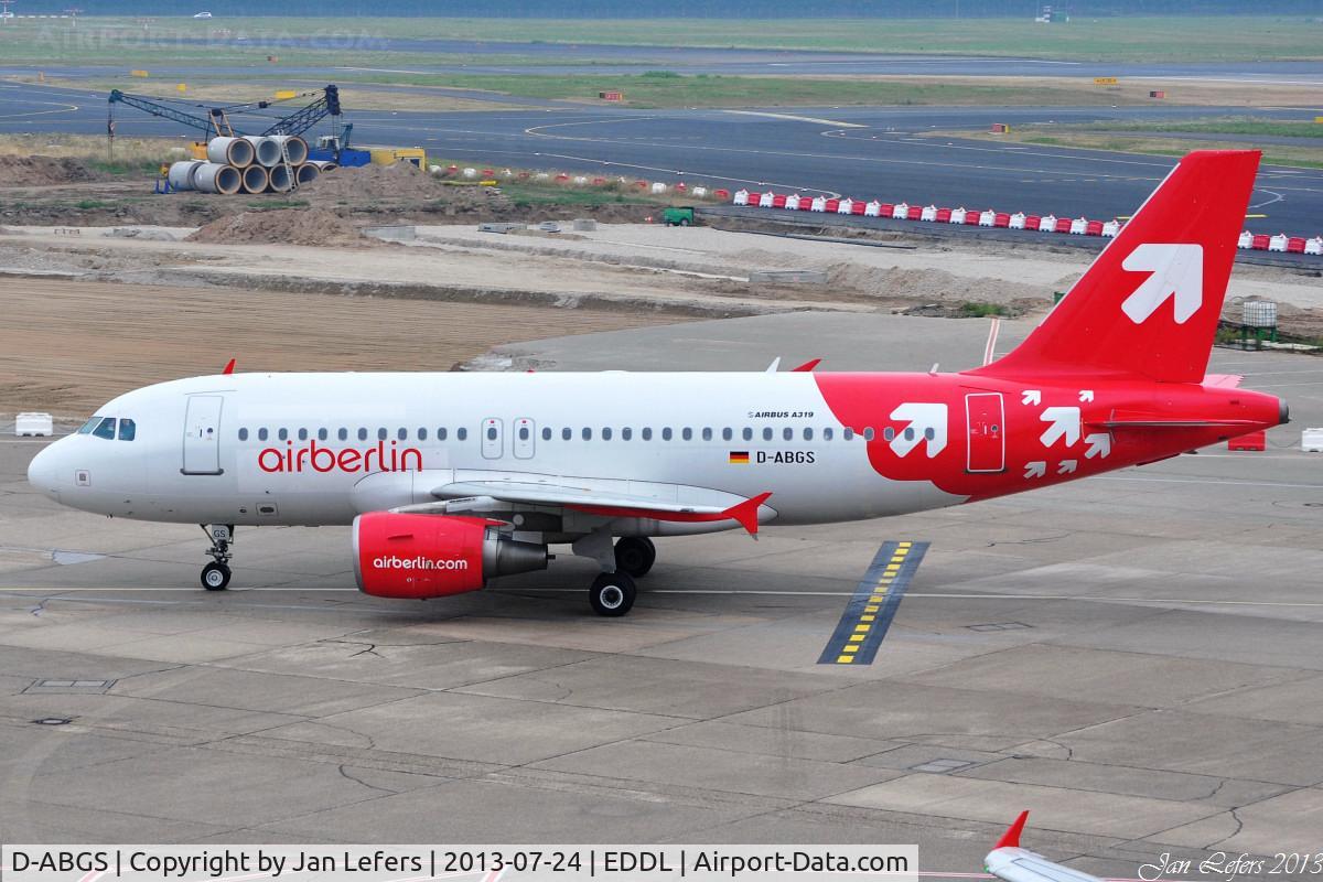 D-ABGS, 2009 Airbus A319-112 C/N 3865, Air Berlin