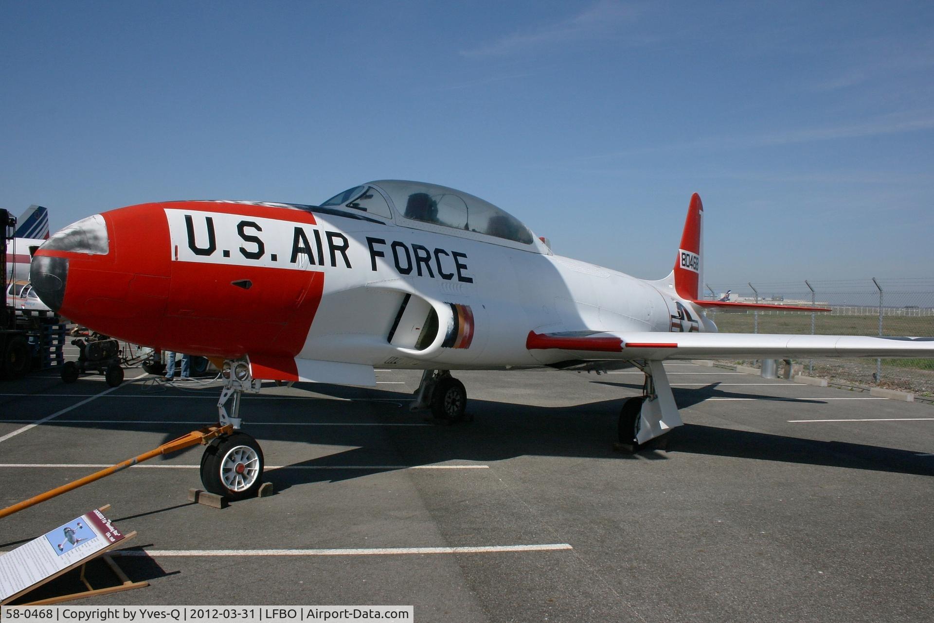 58-0468, 1958 Lockheed T-33A Shooting Star C/N 580-1437, Lockheed T-33A Shooting Star, Les Ailes Anciennes Toulouse-Blagnac (LFBO)