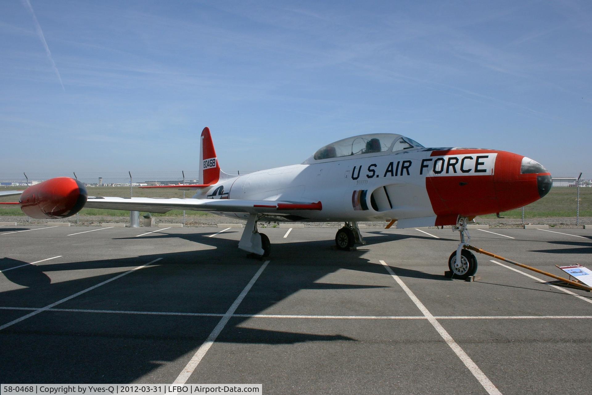 58-0468, 1958 Lockheed T-33A Shooting Star C/N 580-1437, Lockheed T-33A Shooting Star, Les Ailes Anciennes Toulouse-Blagnac (LFBO)