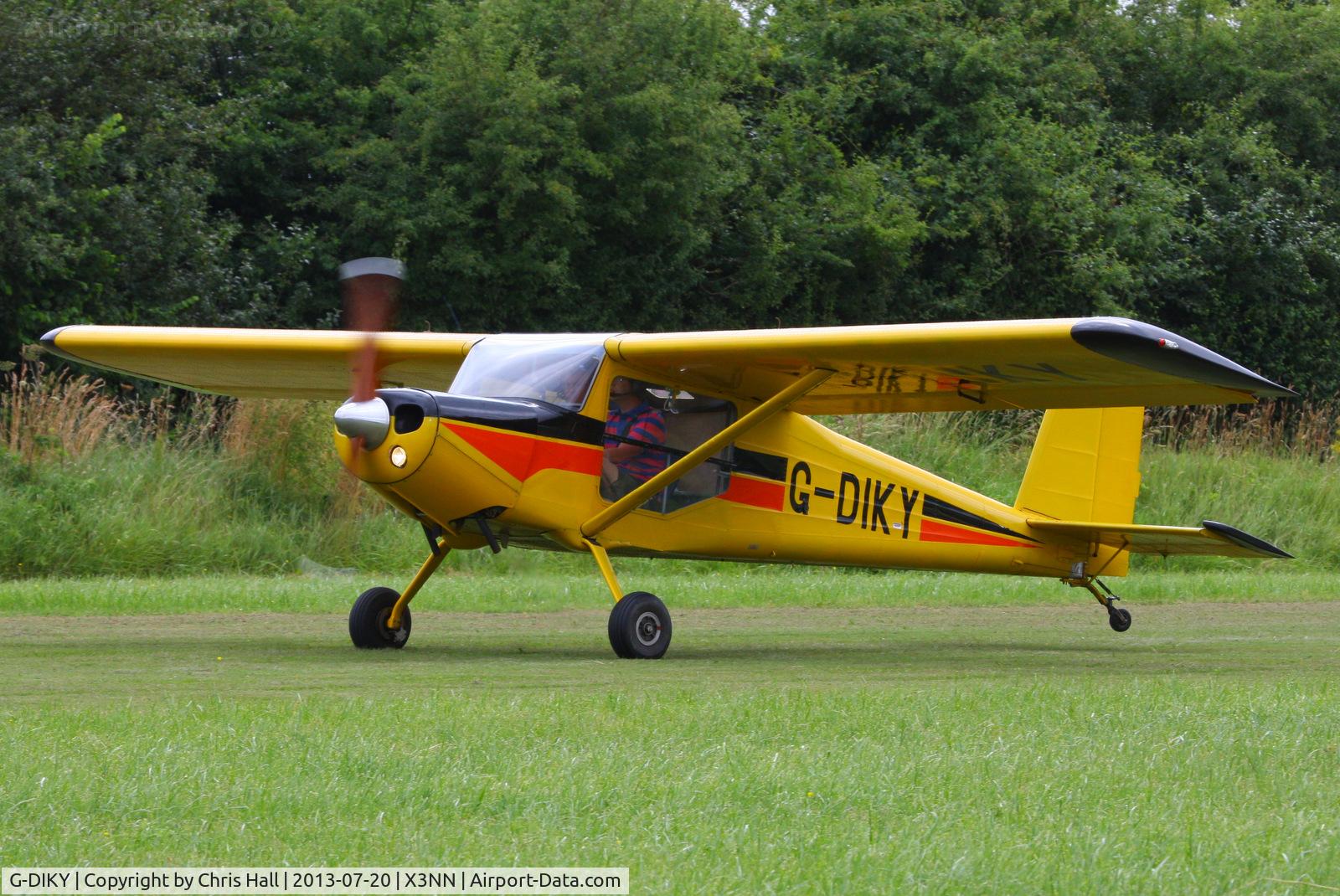 G-DIKY, 2003 Murphy Rebel C/N PFA 232-13182, at the Stoke Golding stakeout 2013