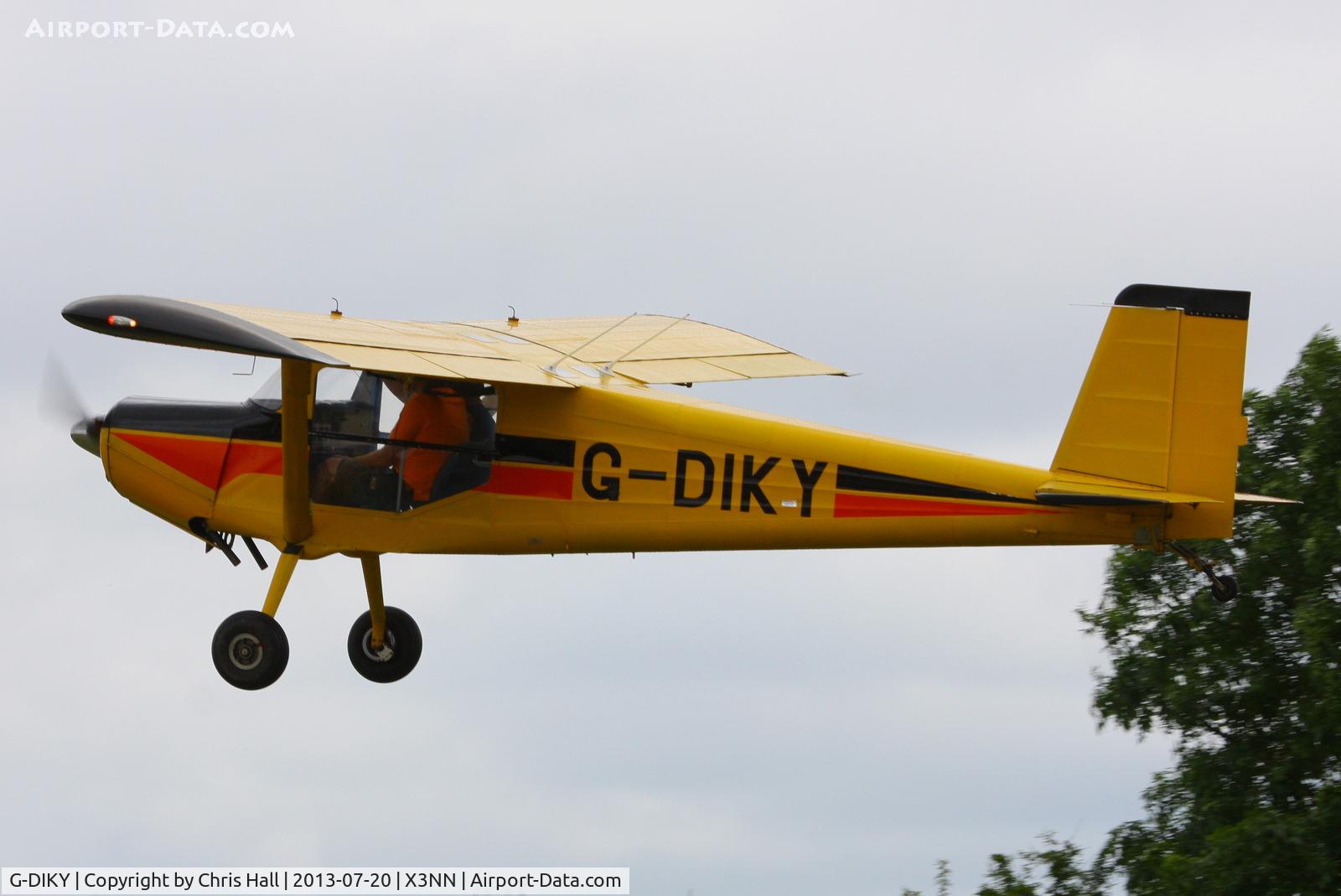 G-DIKY, 2003 Murphy Rebel C/N PFA 232-13182, at the Stoke Golding stakeout 2013