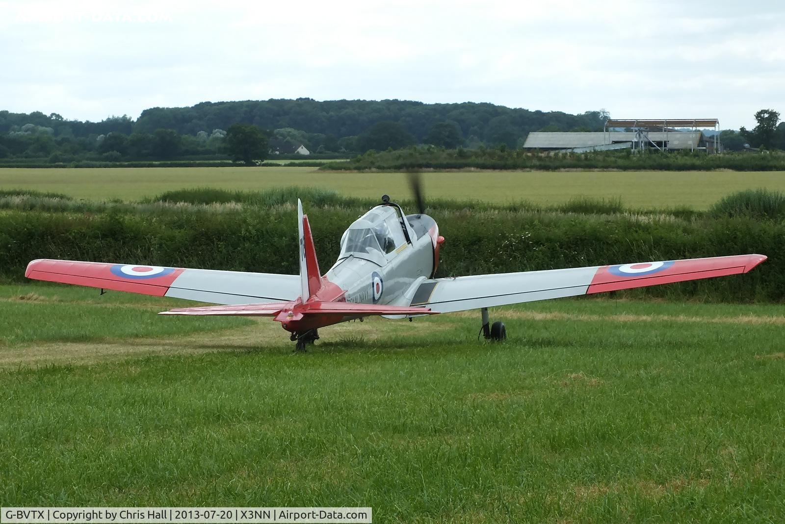 G-BVTX, 1952 De Havilland DHC-1 Chipmunk T.10 C/N C1/0705, at the Stoke Golding stakeout 2013