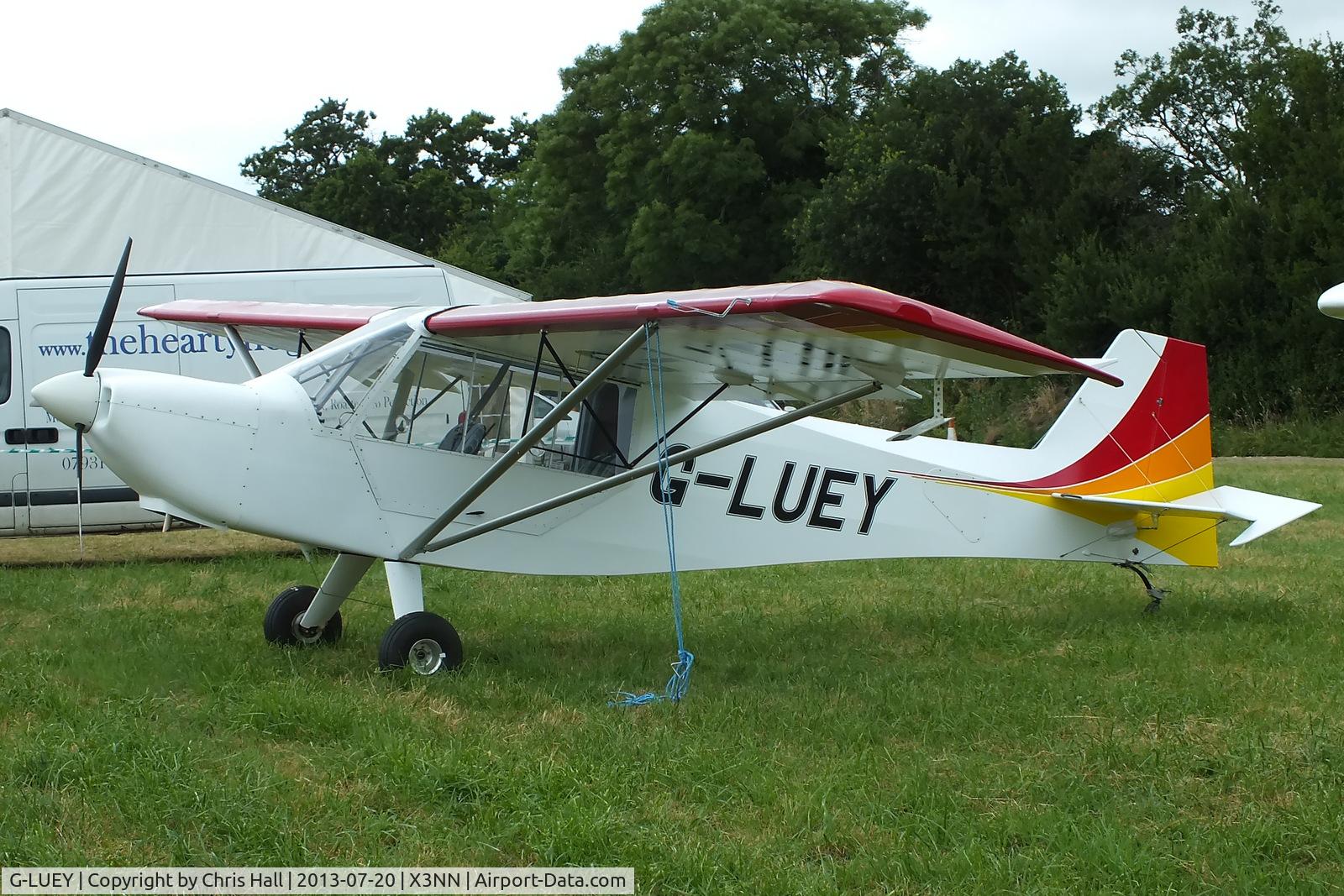 G-LUEY, 2010 Rans S-7S Courier C/N LAA 218-14772, at the Stoke Golding stakeout 2013