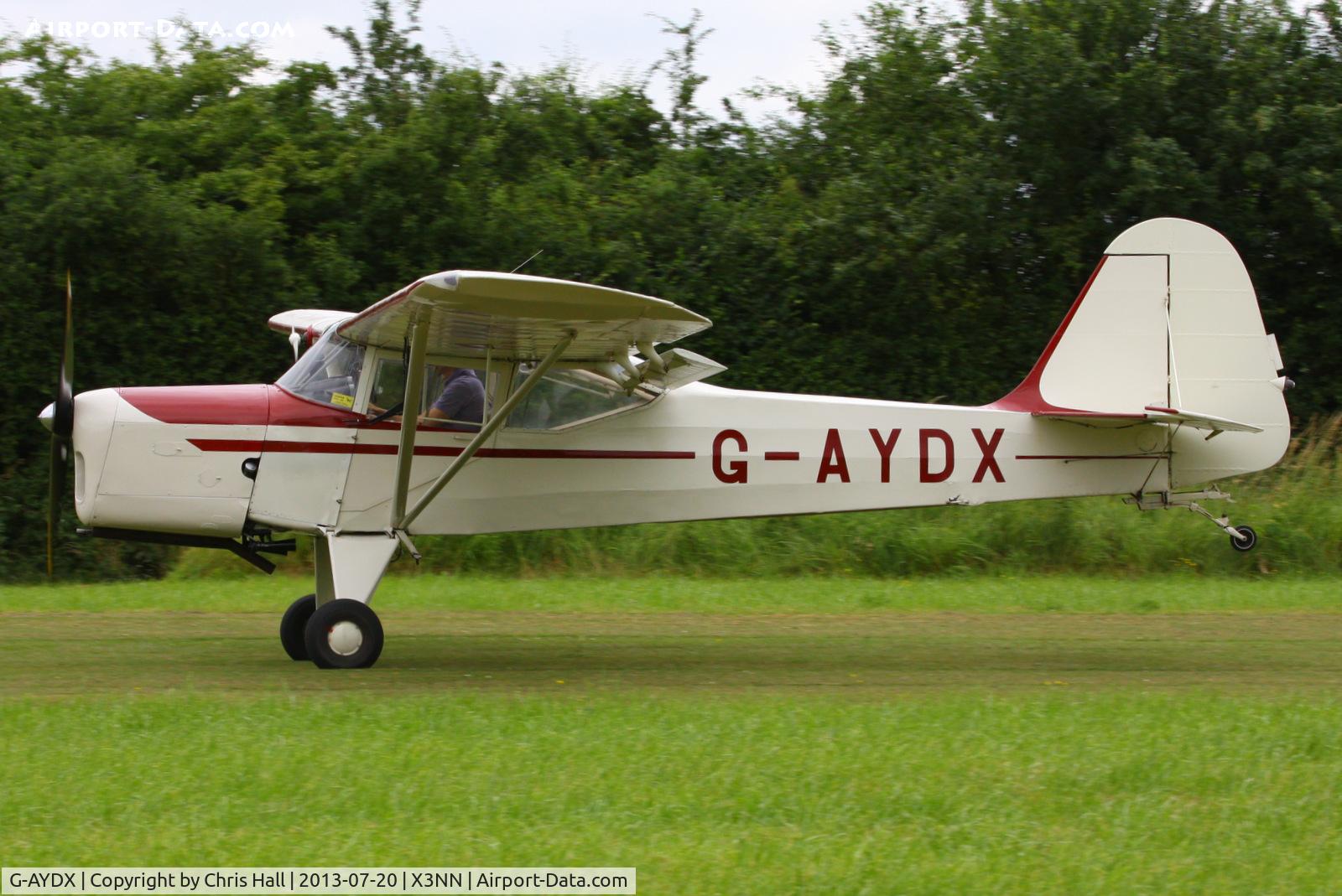 G-AYDX, 1968 Beagle A-61 Terrier 2 C/N B.647, at the Stoke Golding stakeout 2013